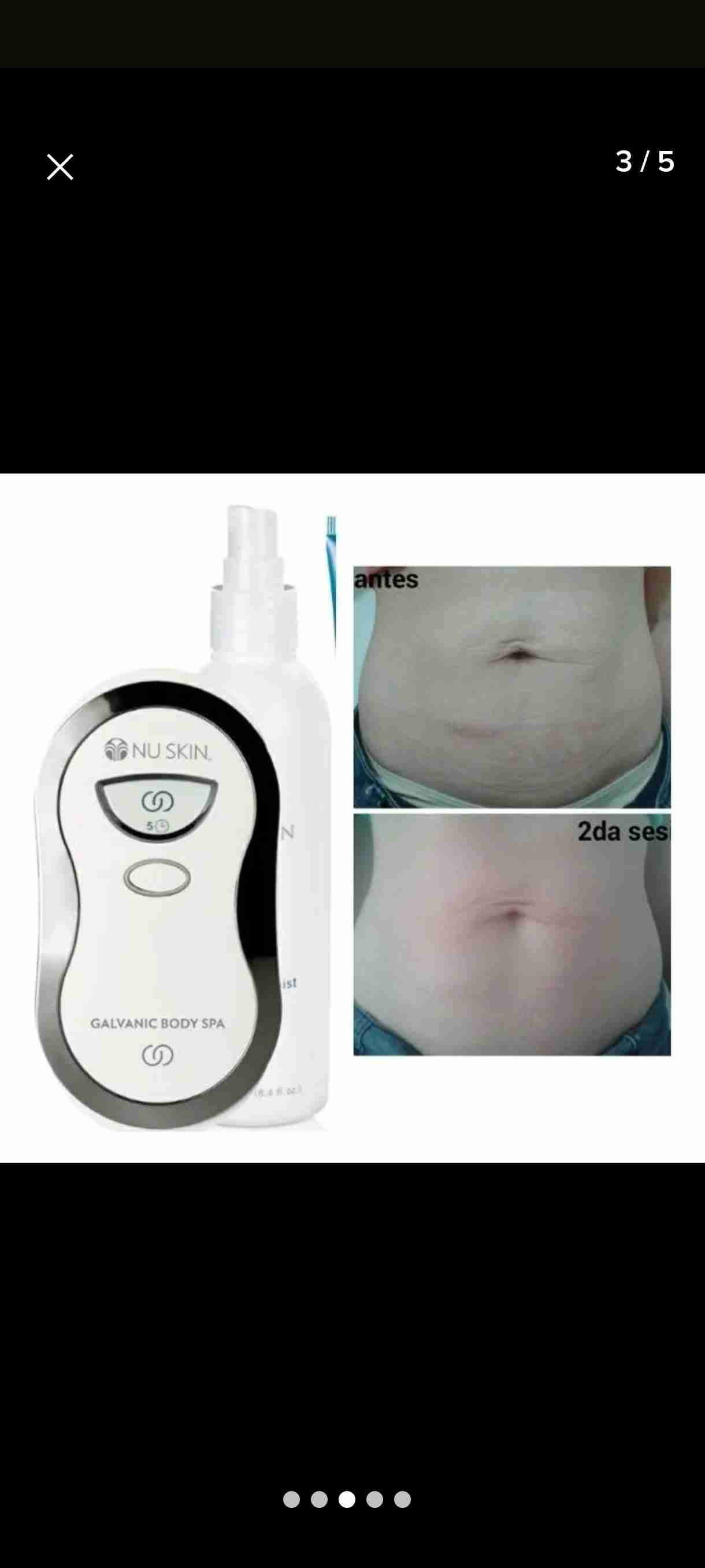 Dispositivo de cuidado corporal galvanica Nuskin - miniatura 6