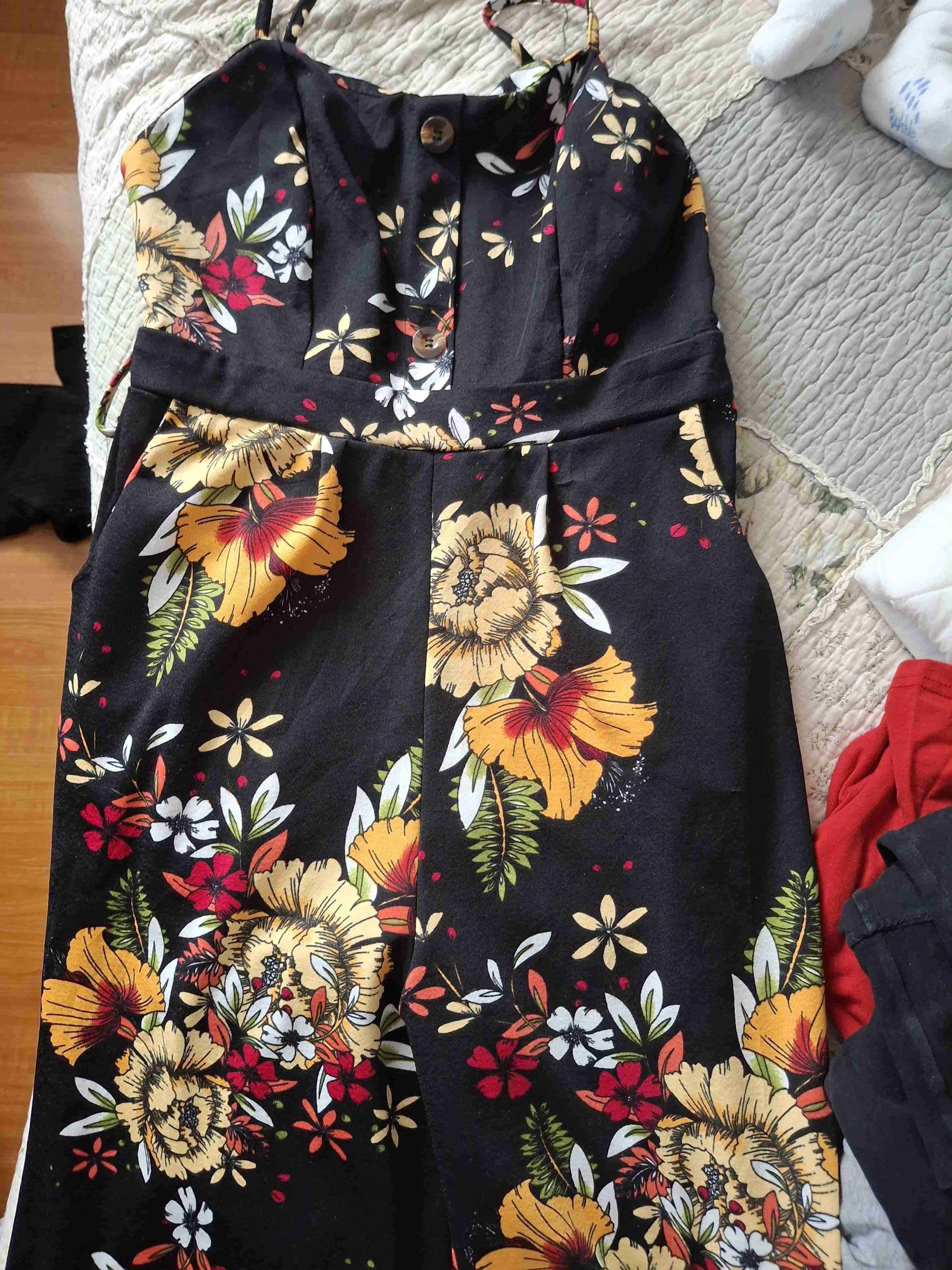 Enterito floral colorida