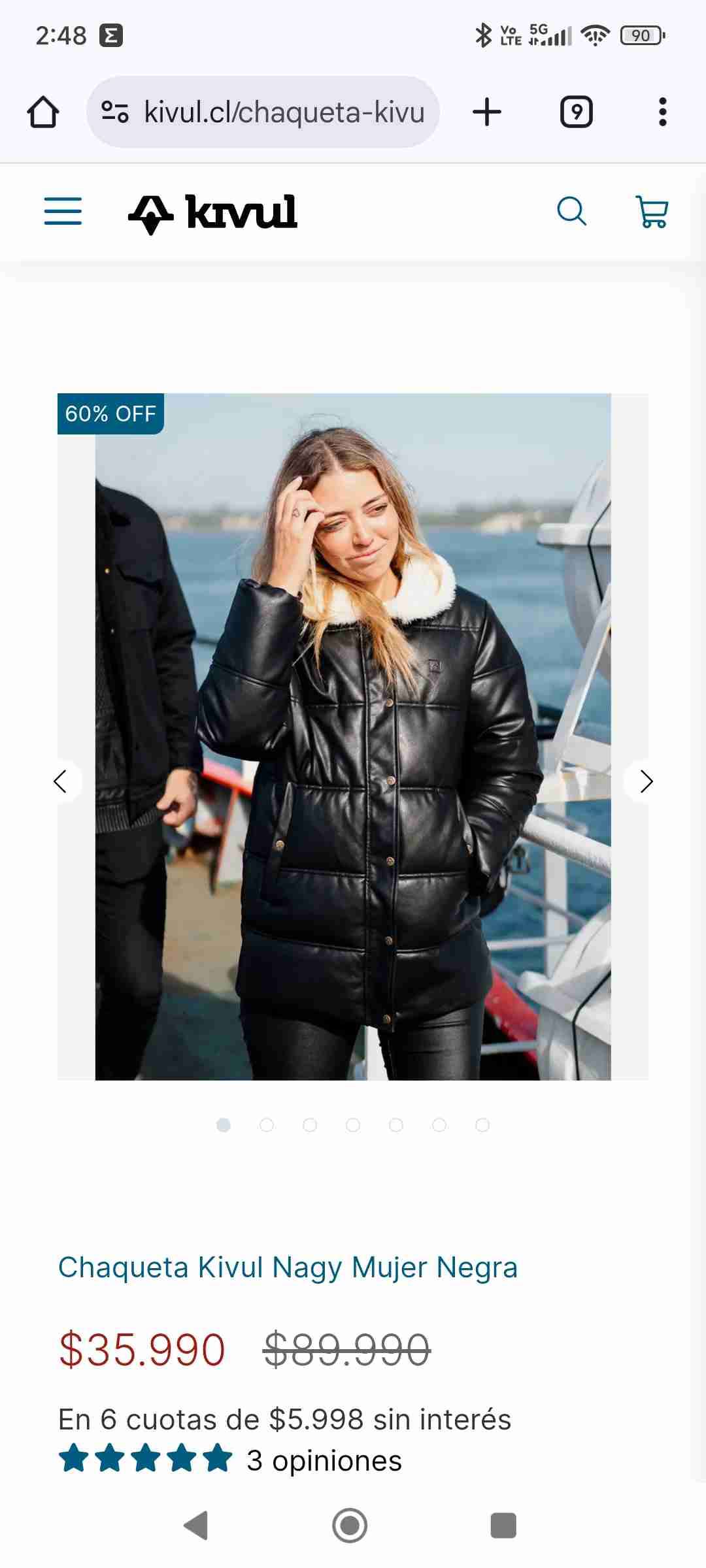 Chaqueta de cuero con chiporro - miniatura 5