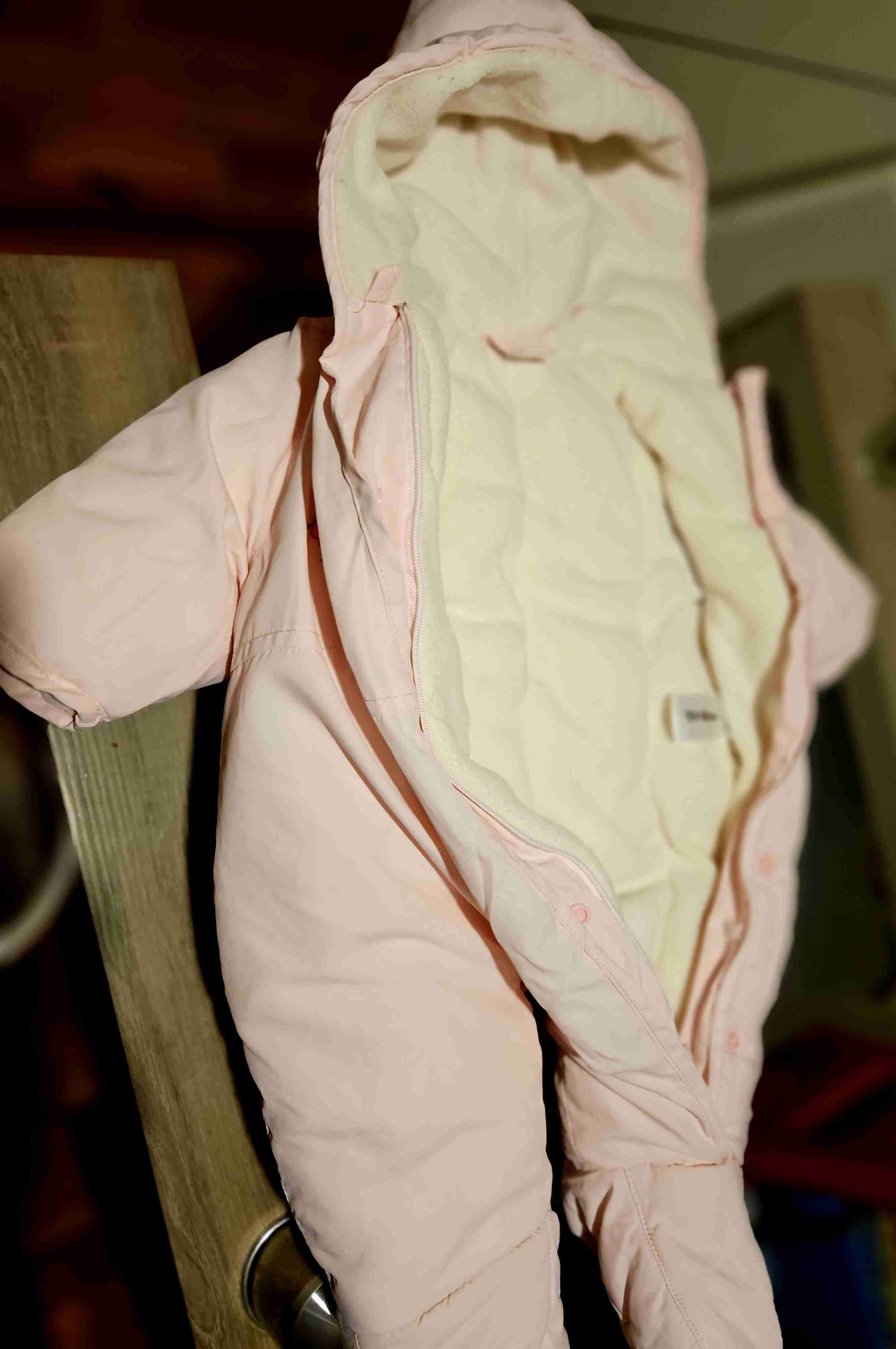 Enterito térmico rosa para bebé - miniatura 2