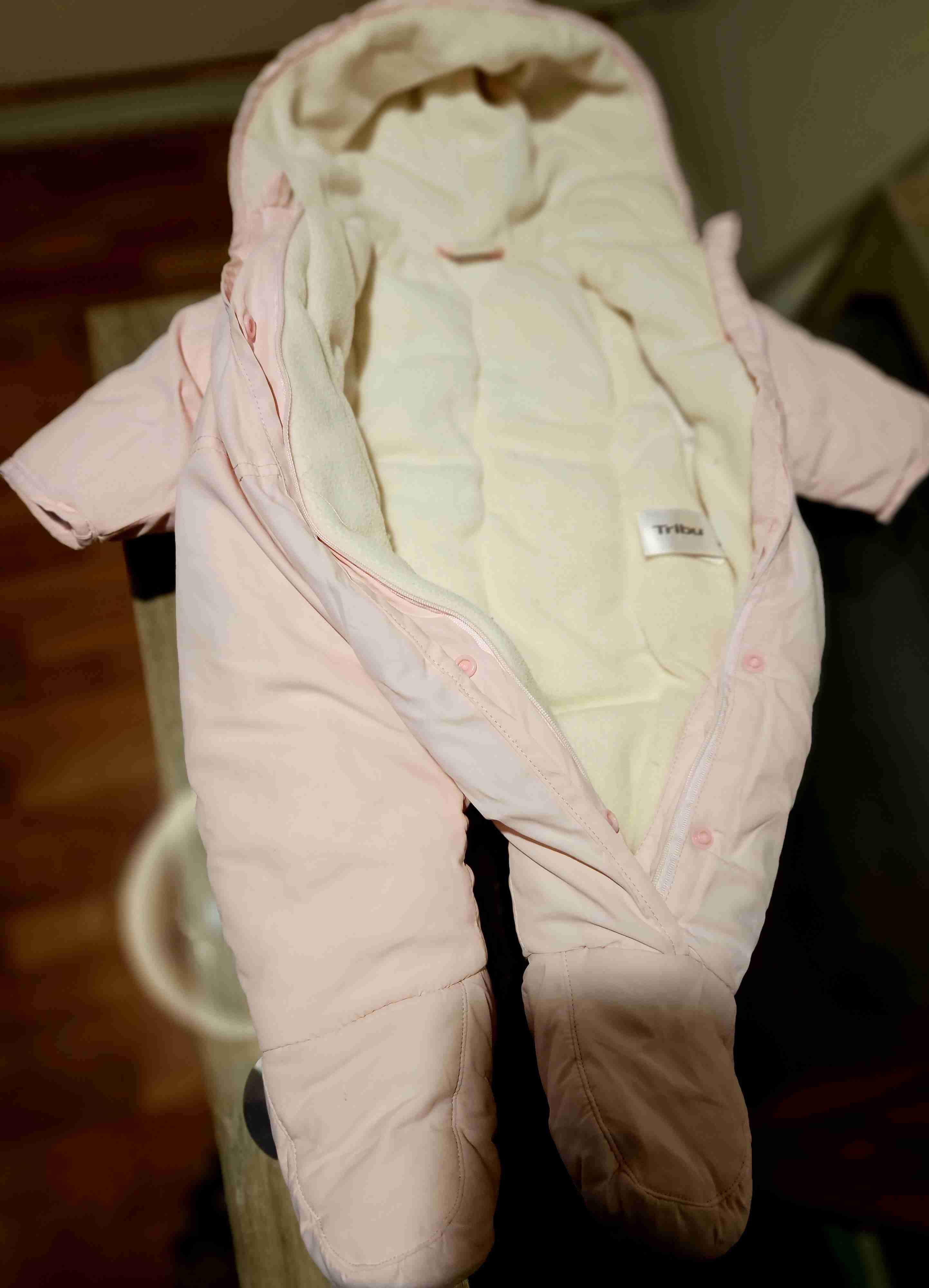 Enterito térmico rosa para bebé - miniatura 3