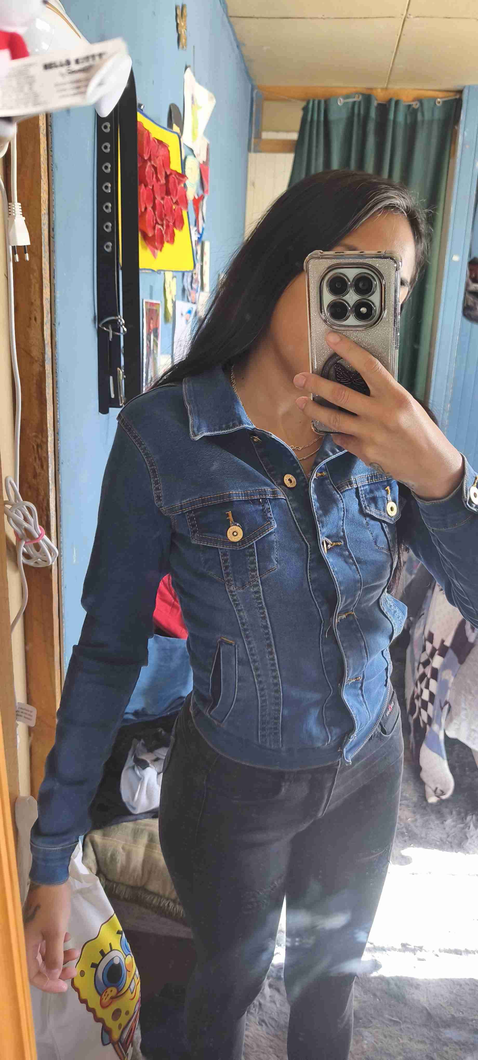 Chaqueta de mezclilla azul - miniatura 2