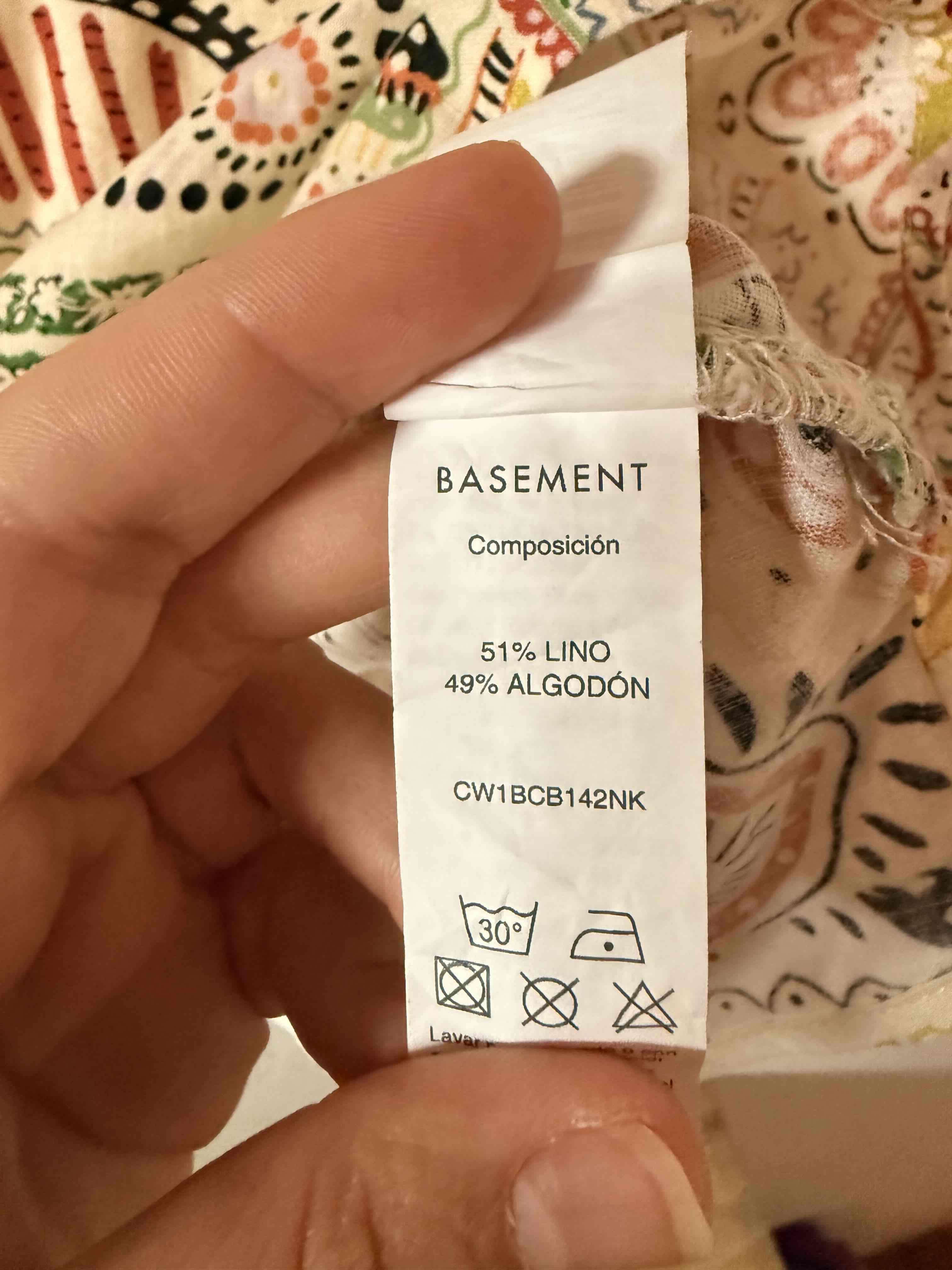 Blusa estampada Lino Basement - miniatura 6