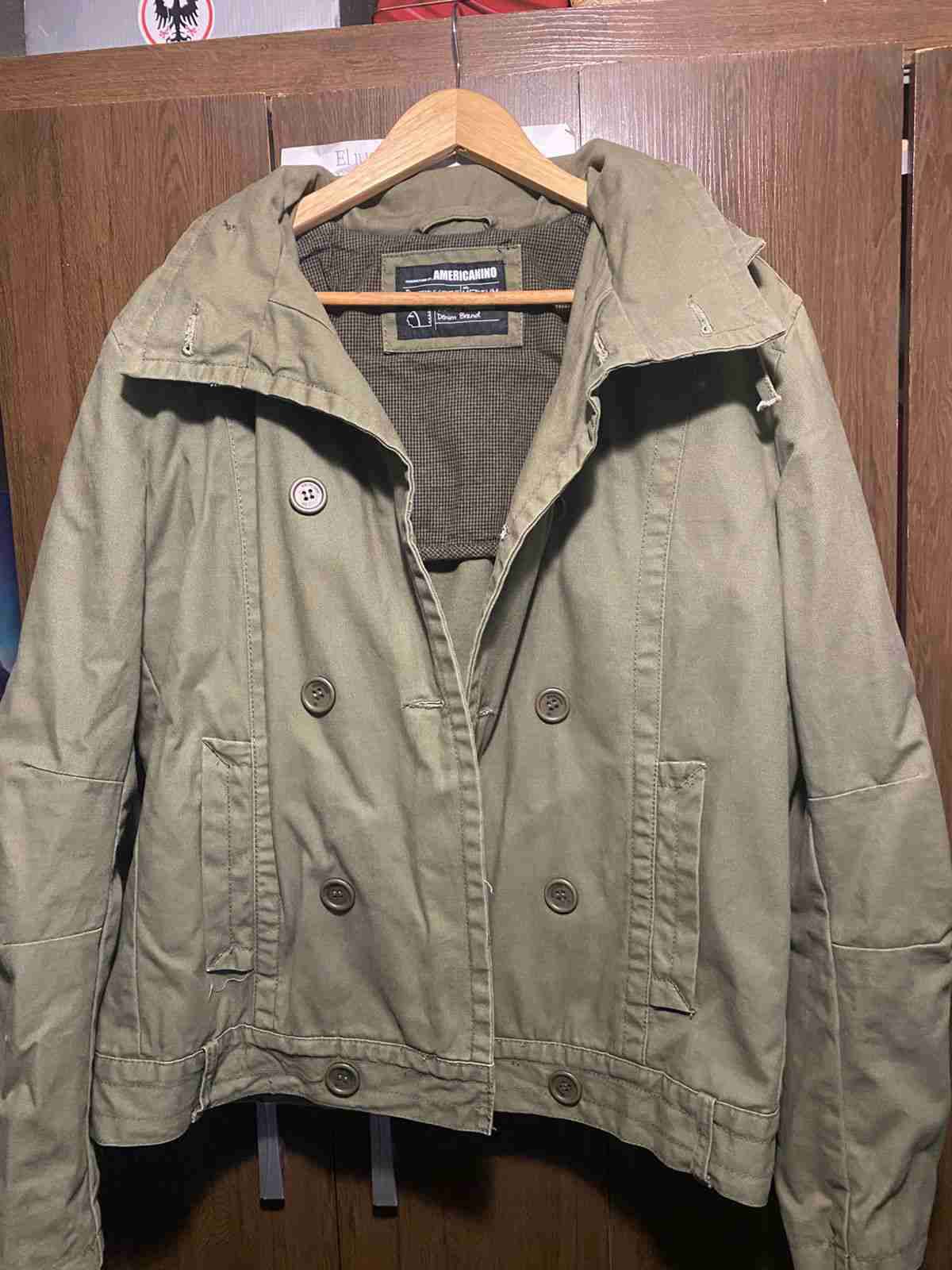 Chaqueta verde doble botonadura - miniatura 1