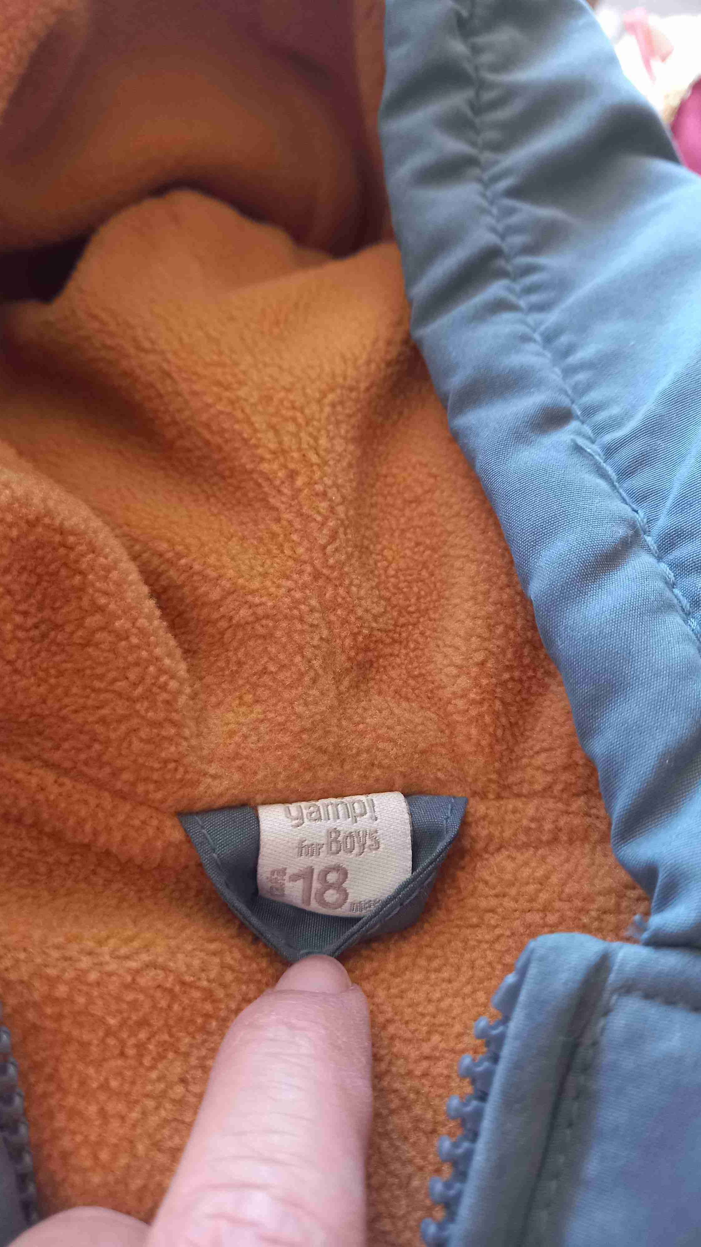 Chaqueta para niño Yamp azul - miniatura 1