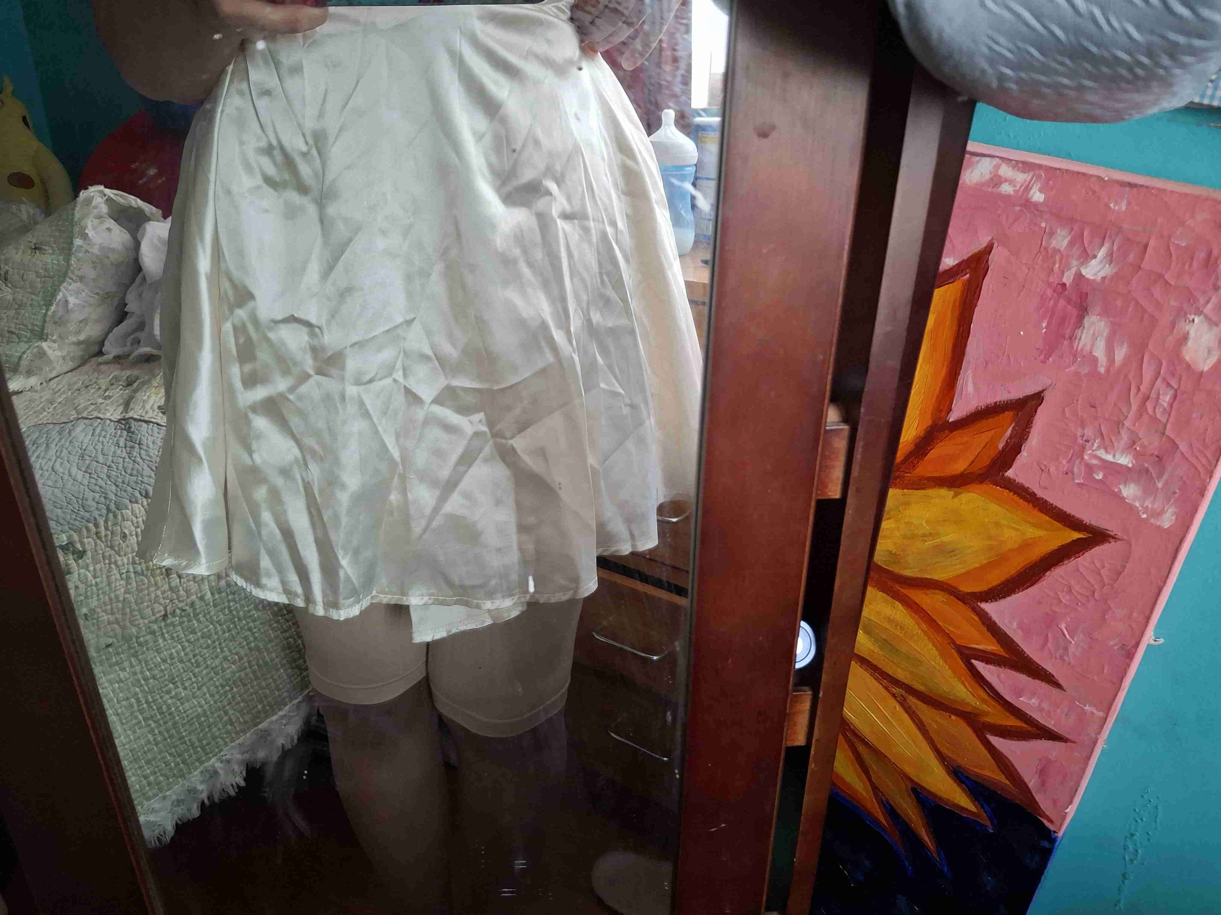 Blusa blanca con lazo - miniatura 3