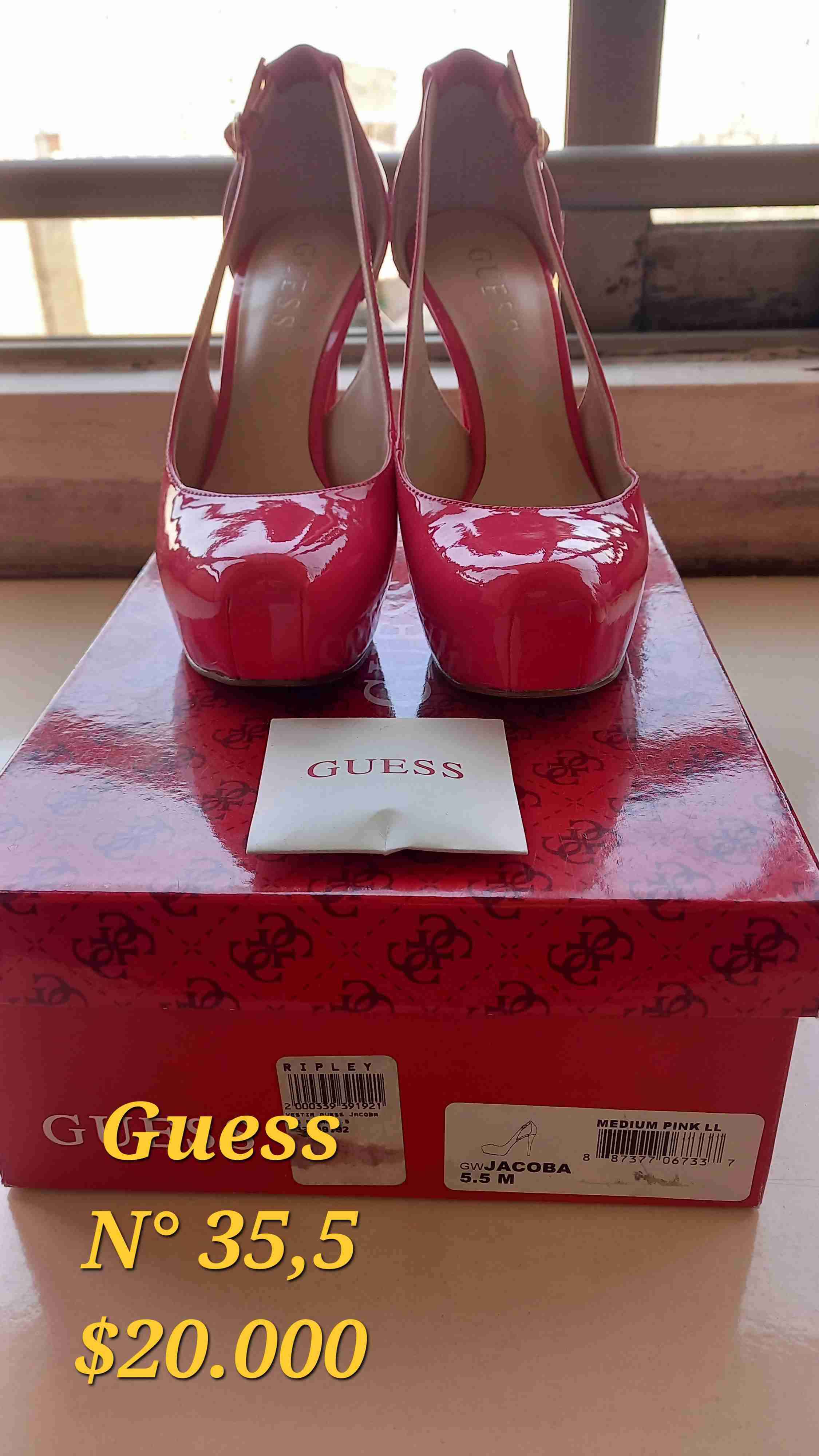 Zapatos Guess Jacoba rosados - miniatura 4
