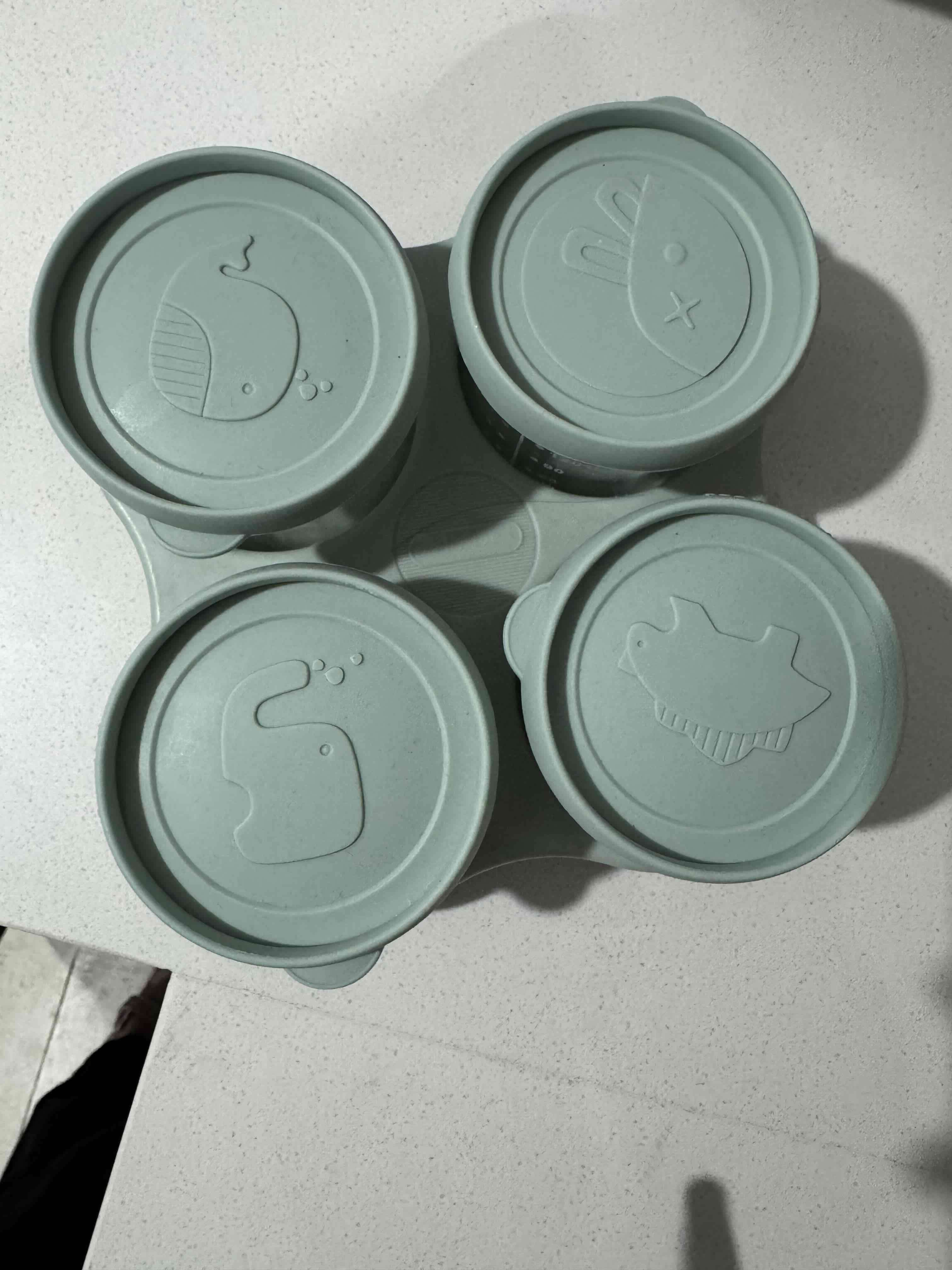 Set de recipientes de silicona - miniatura 3