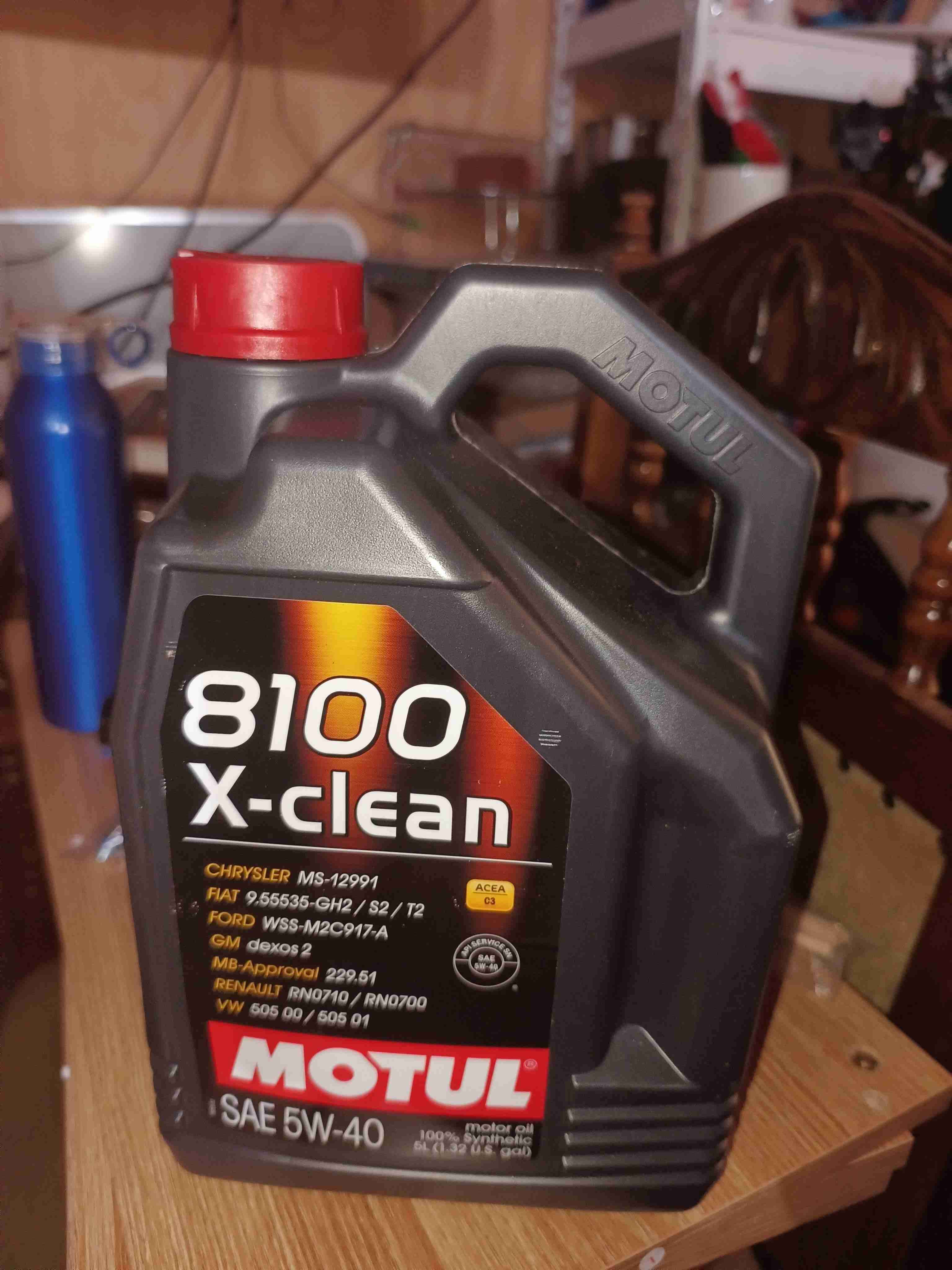 Aceite Motul 8100 X-Clean 5W-40 - miniatura 3