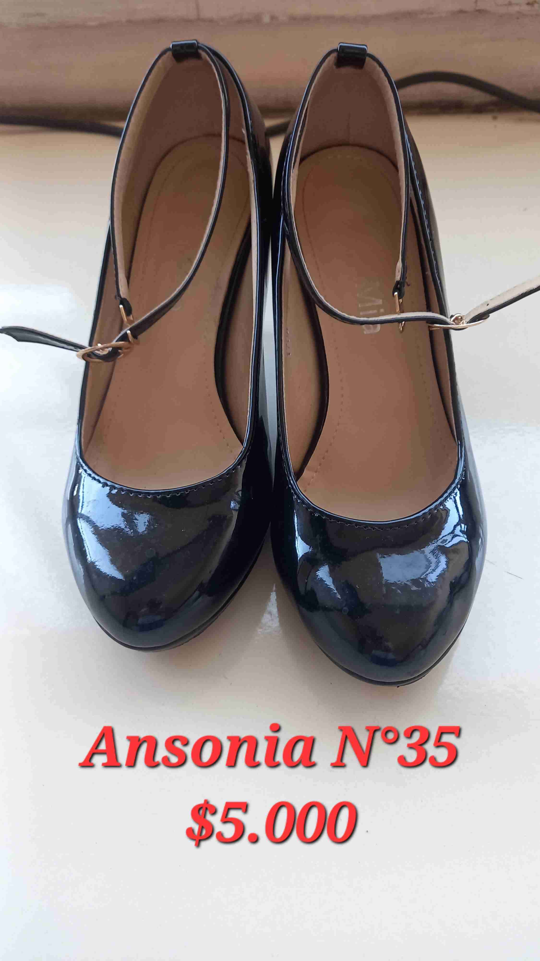 Zapatos negros Charol talla 35 - miniatura 3