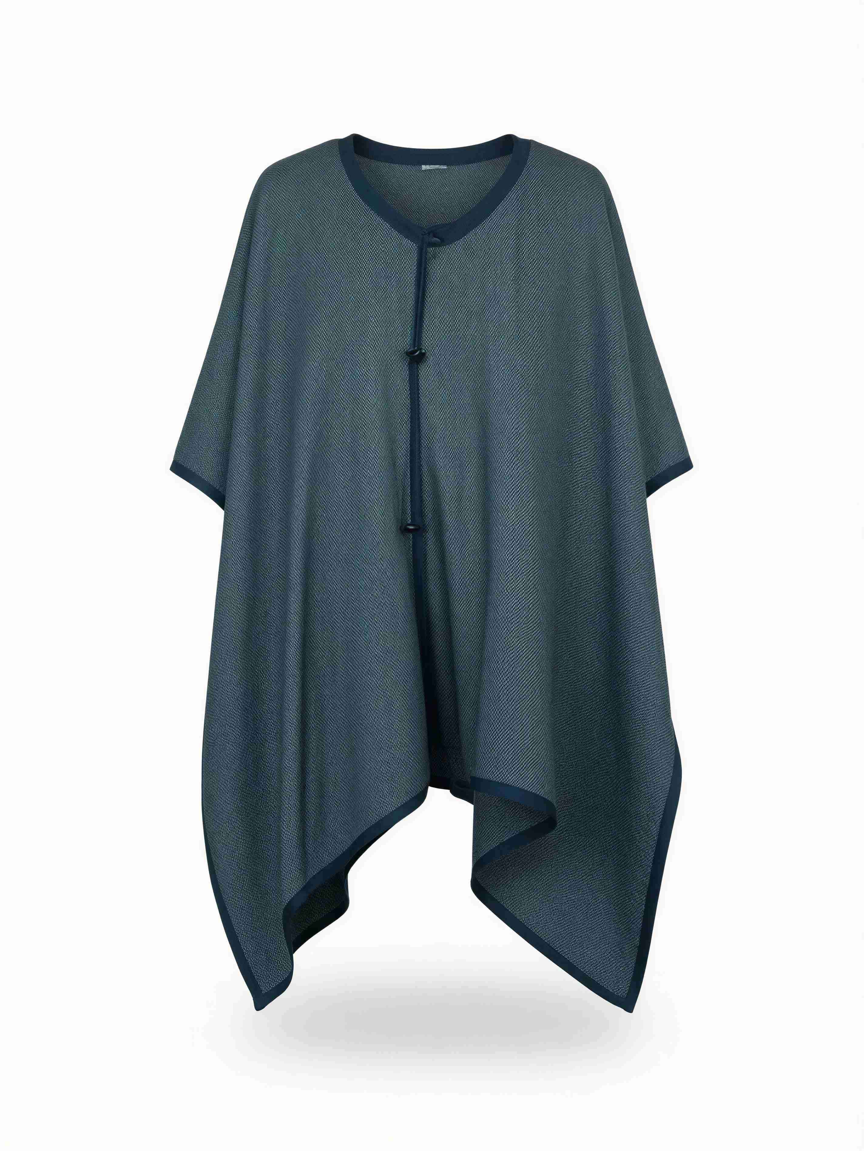 Poncho de lana con capucha - miniatura 5