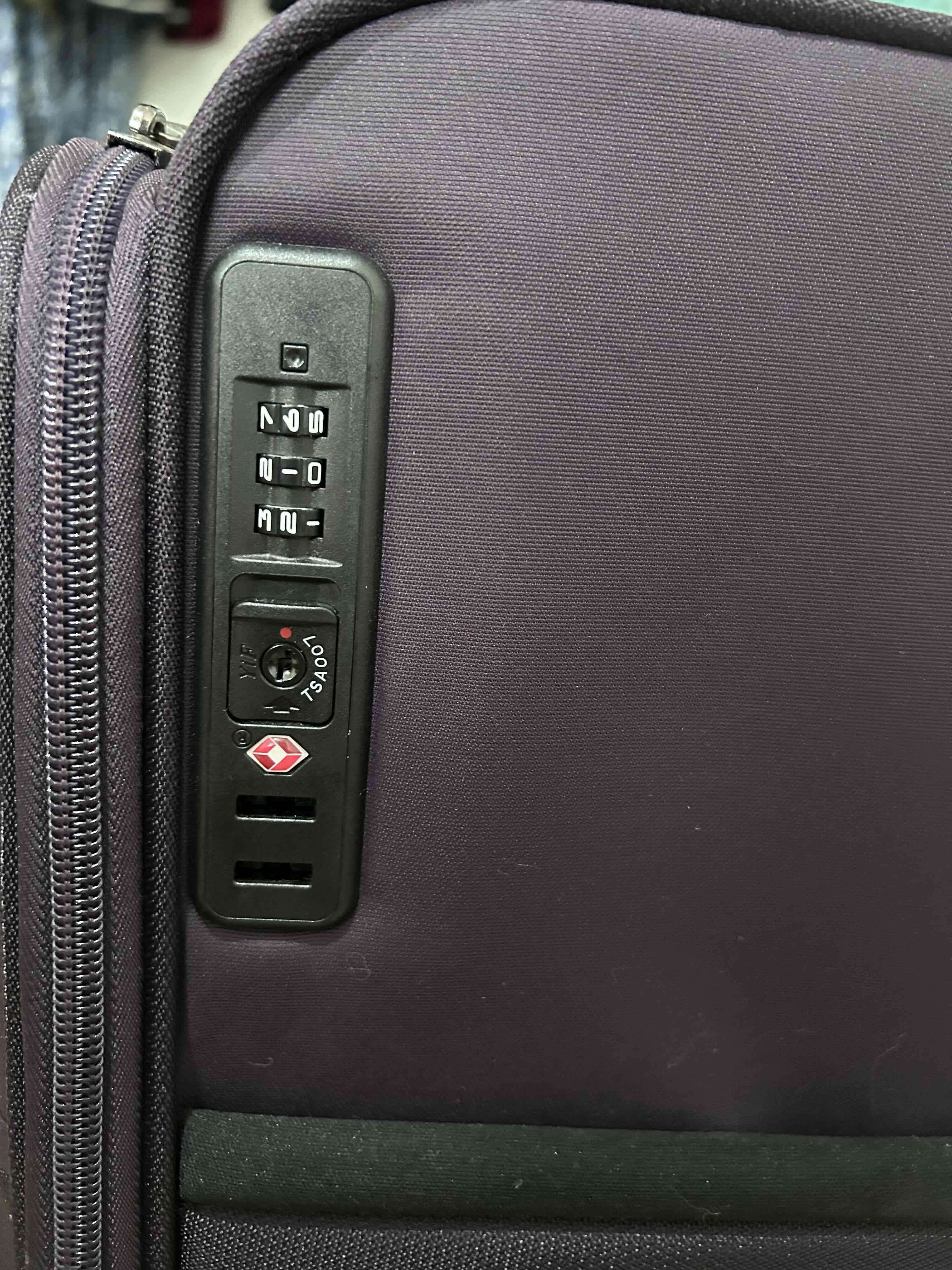 Maleta Samsonite morada mediana - miniatura 3