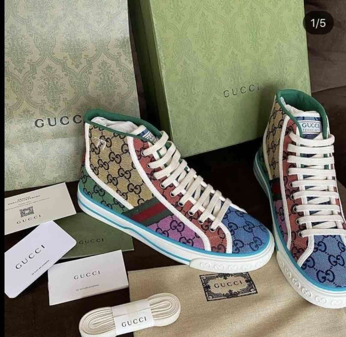 Zapatillas Gucci de colores