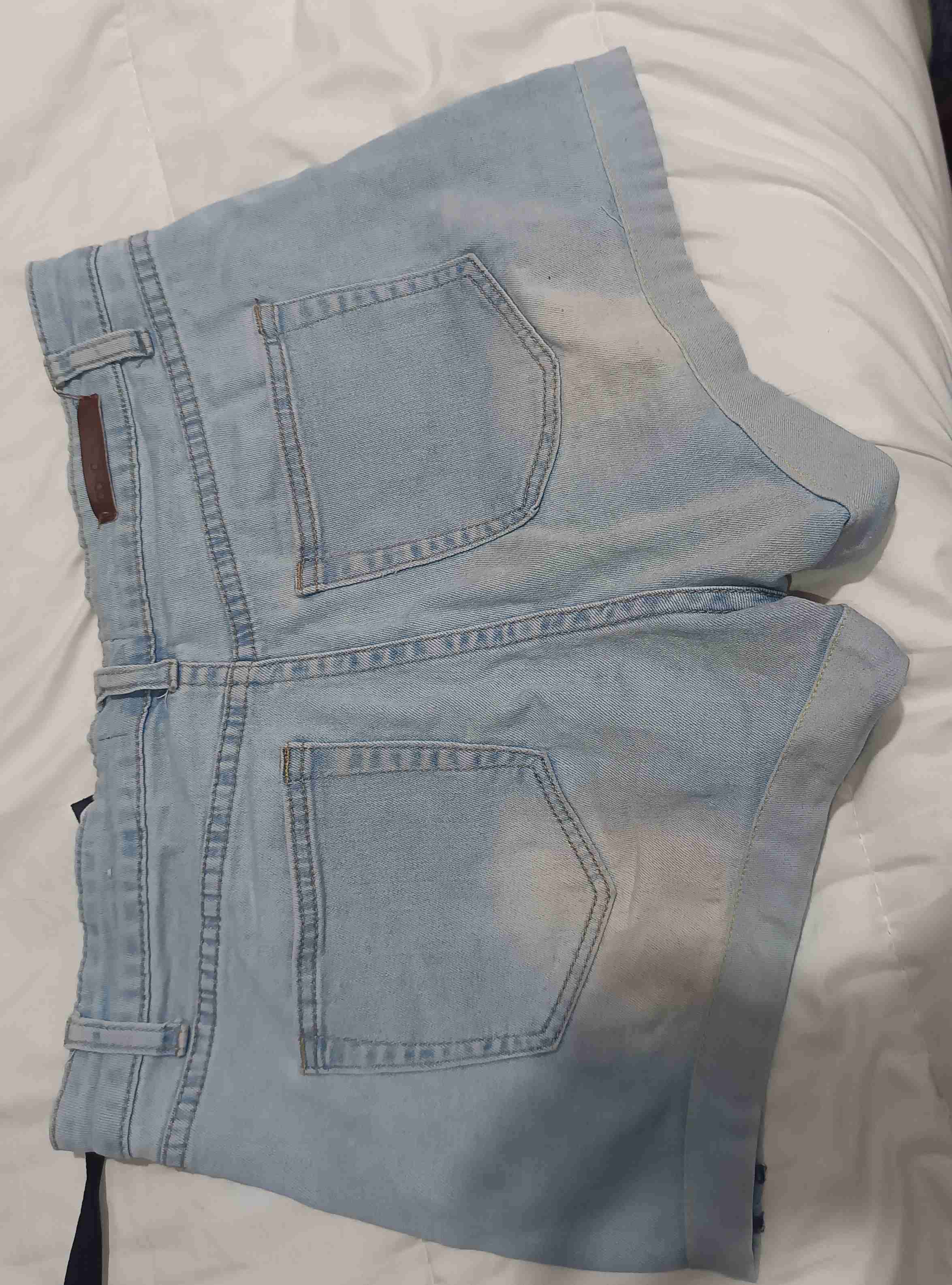Shorts de denim celeste - miniatura 2
