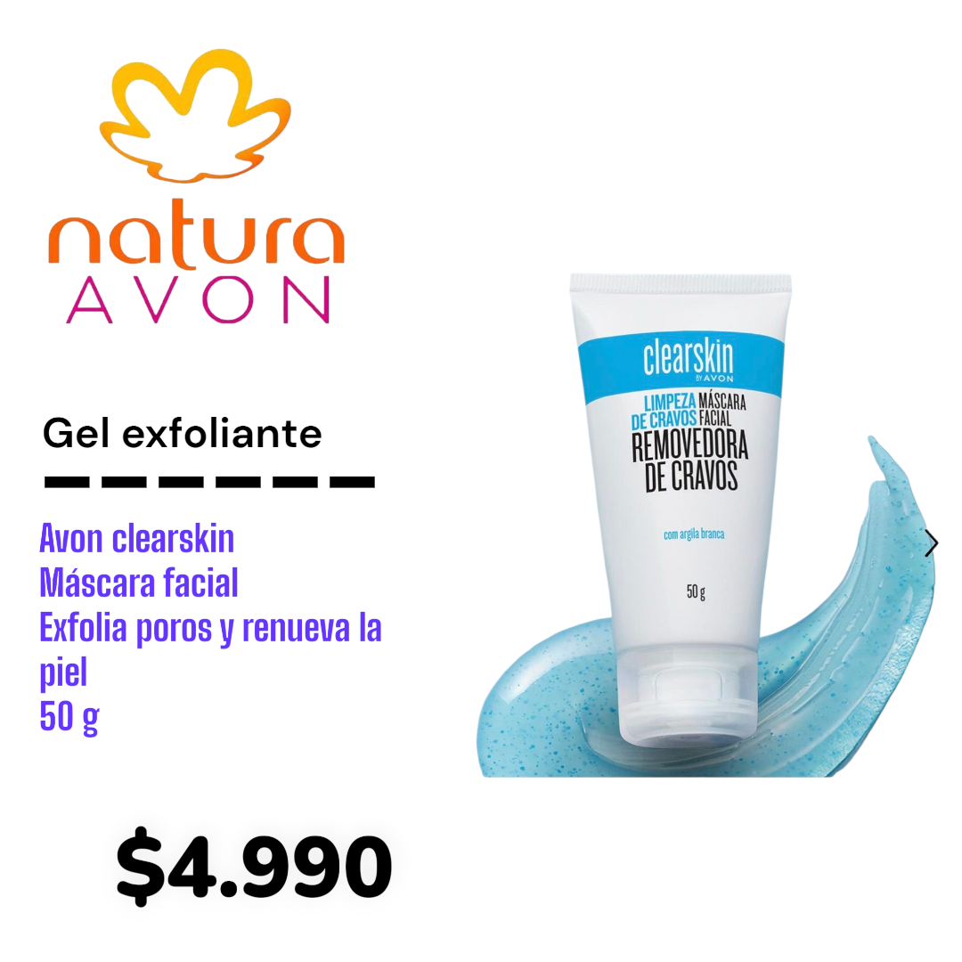 Máscara facial Avon 50g