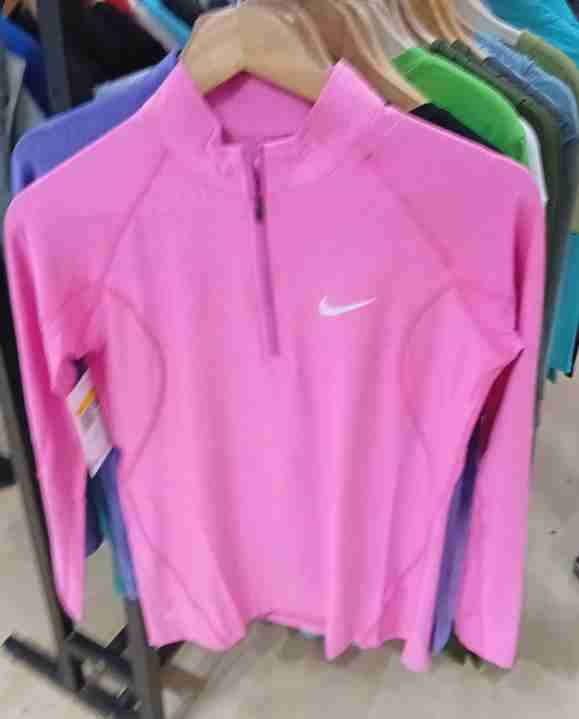Poleron deportivo  Dry Fit Rosa Nike