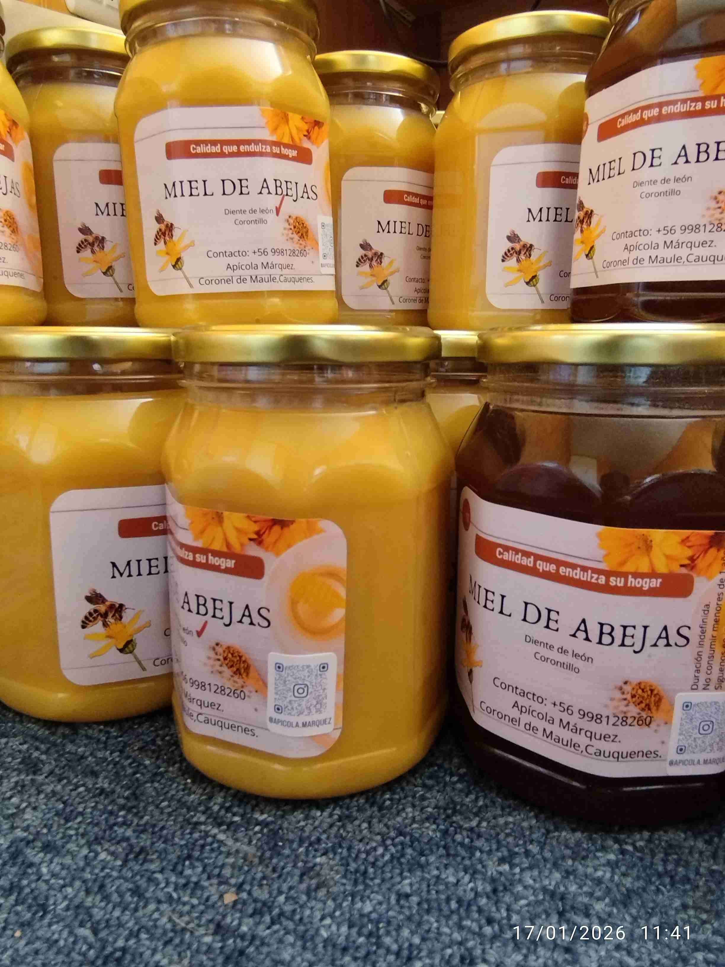 Tarro de miel de abejas 1kg - miniatura 3