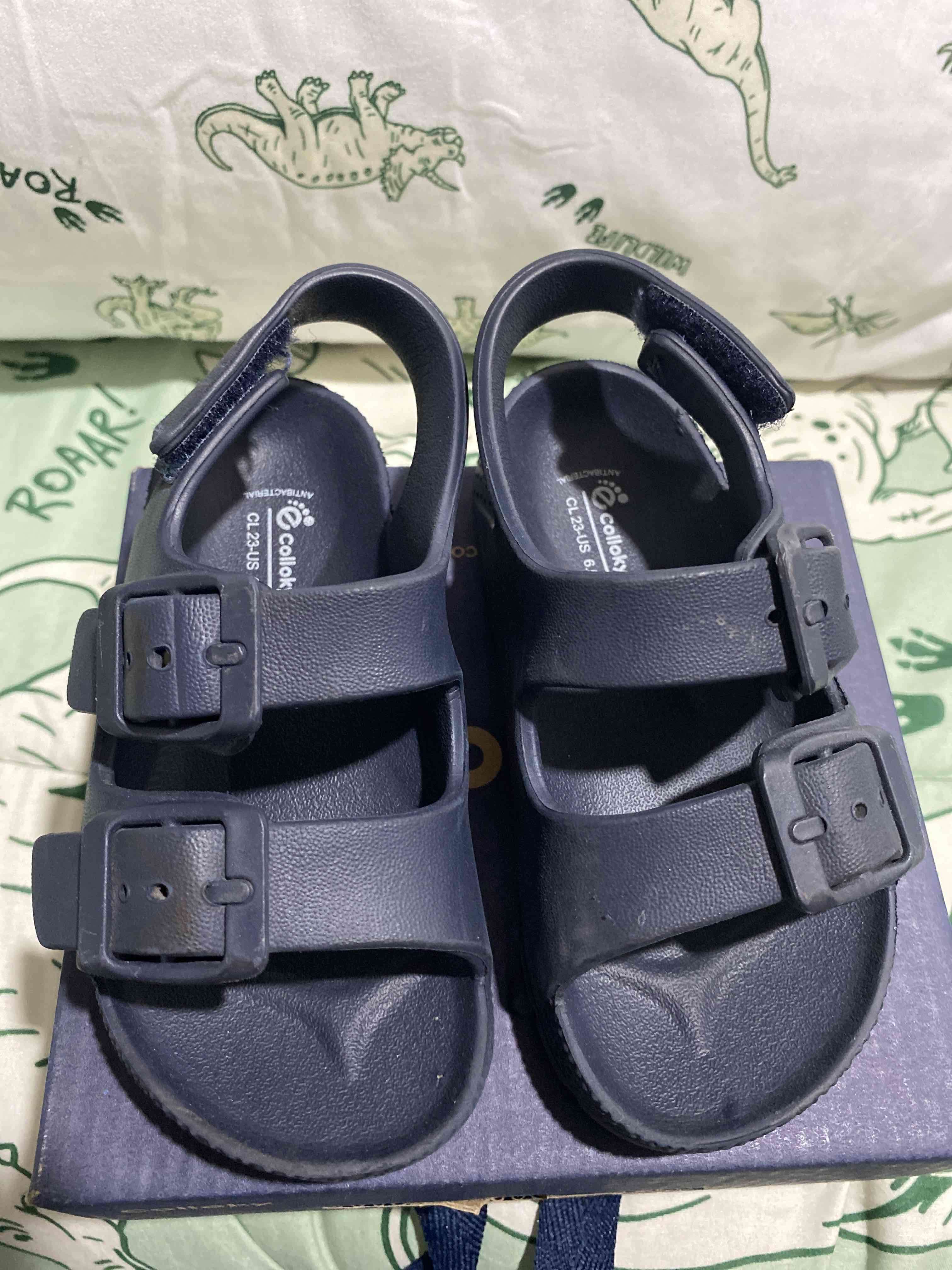 Sandalias azul marino Colloky talla 23 - miniatura 1