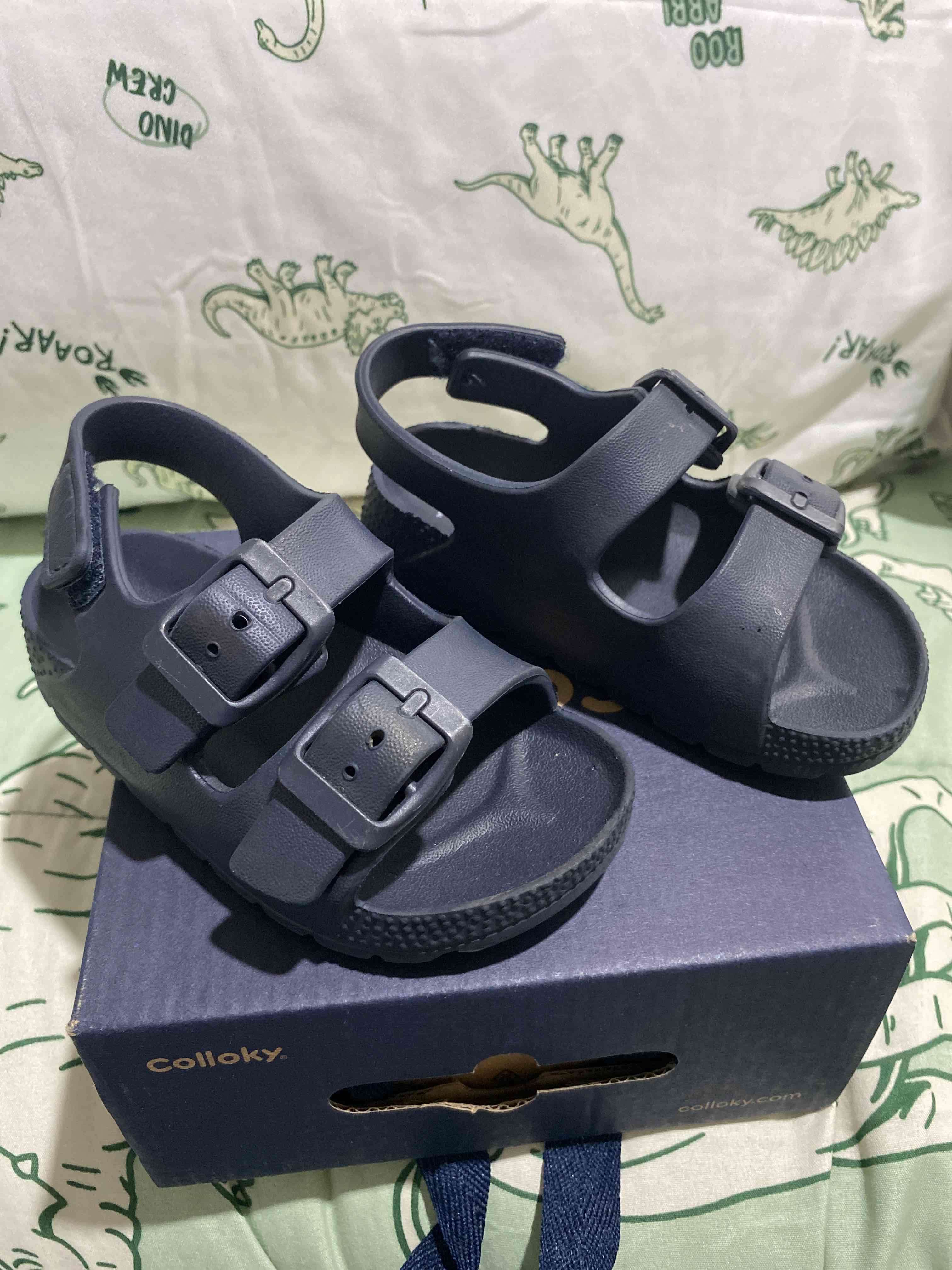 Sandalias azul marino Colloky talla 23 - miniatura 3