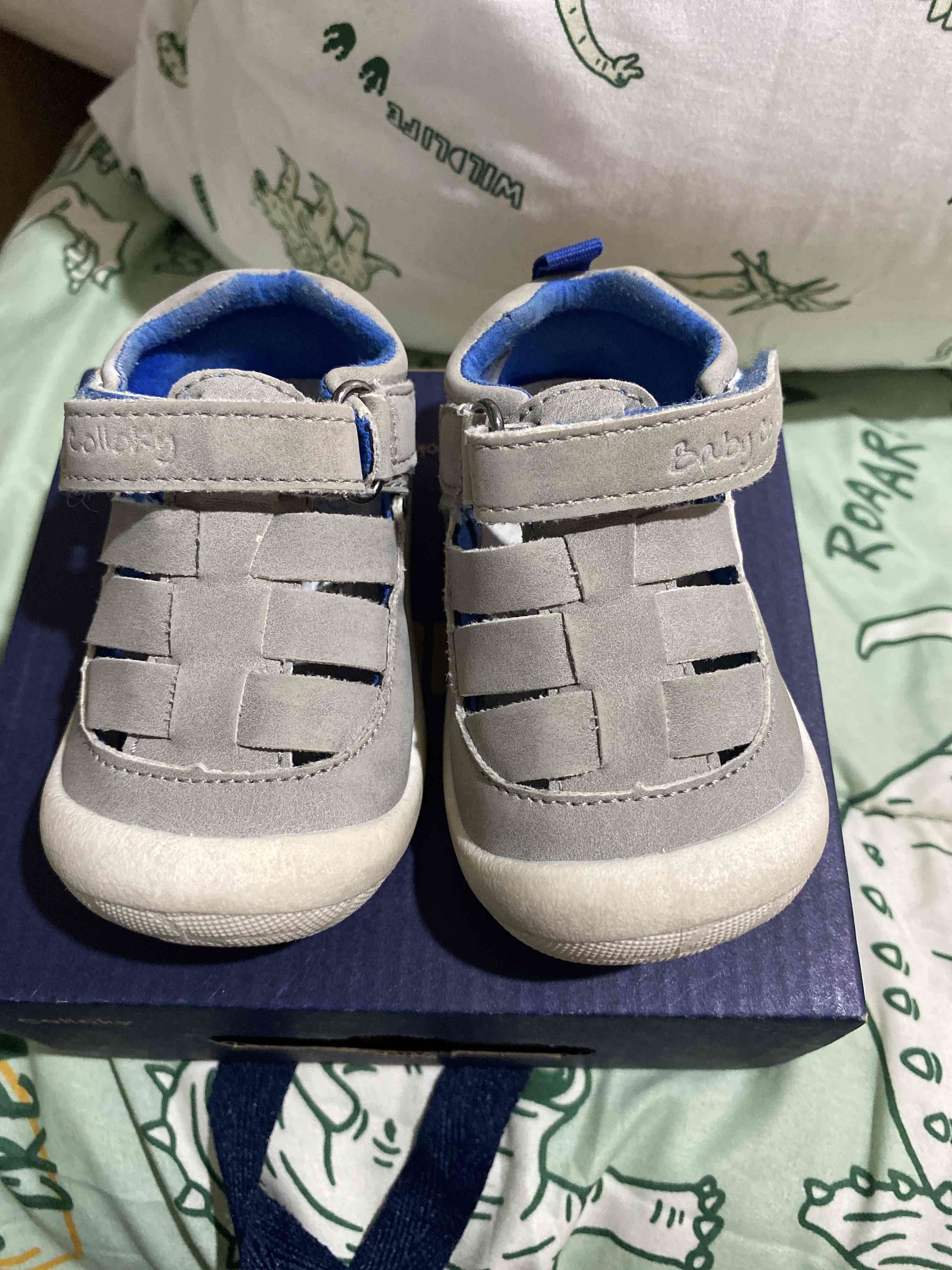 Sandalias gris Colloky talla 17 - miniatura 1