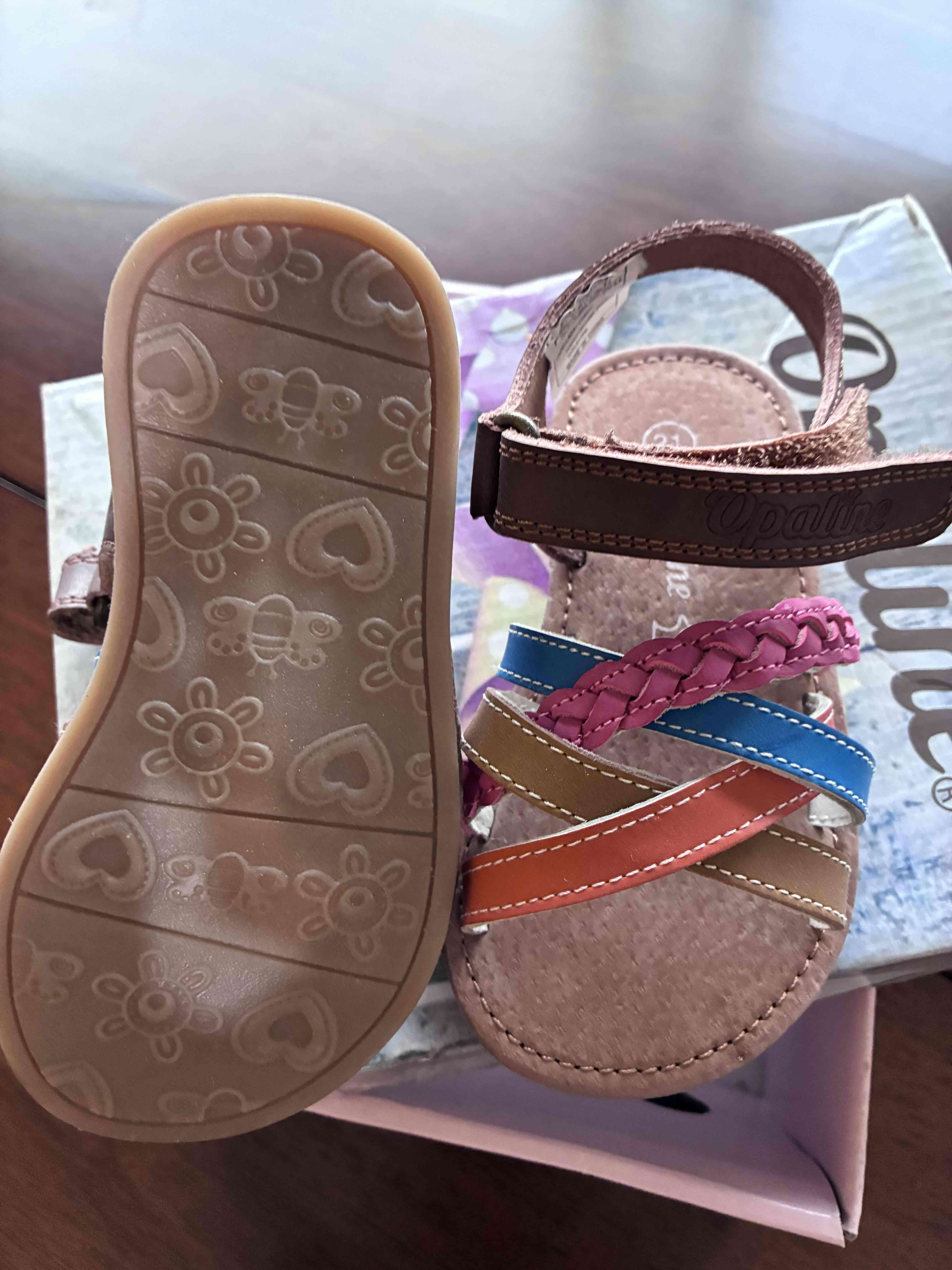 Sandalias coloridas para niña Opaline - miniatura 4