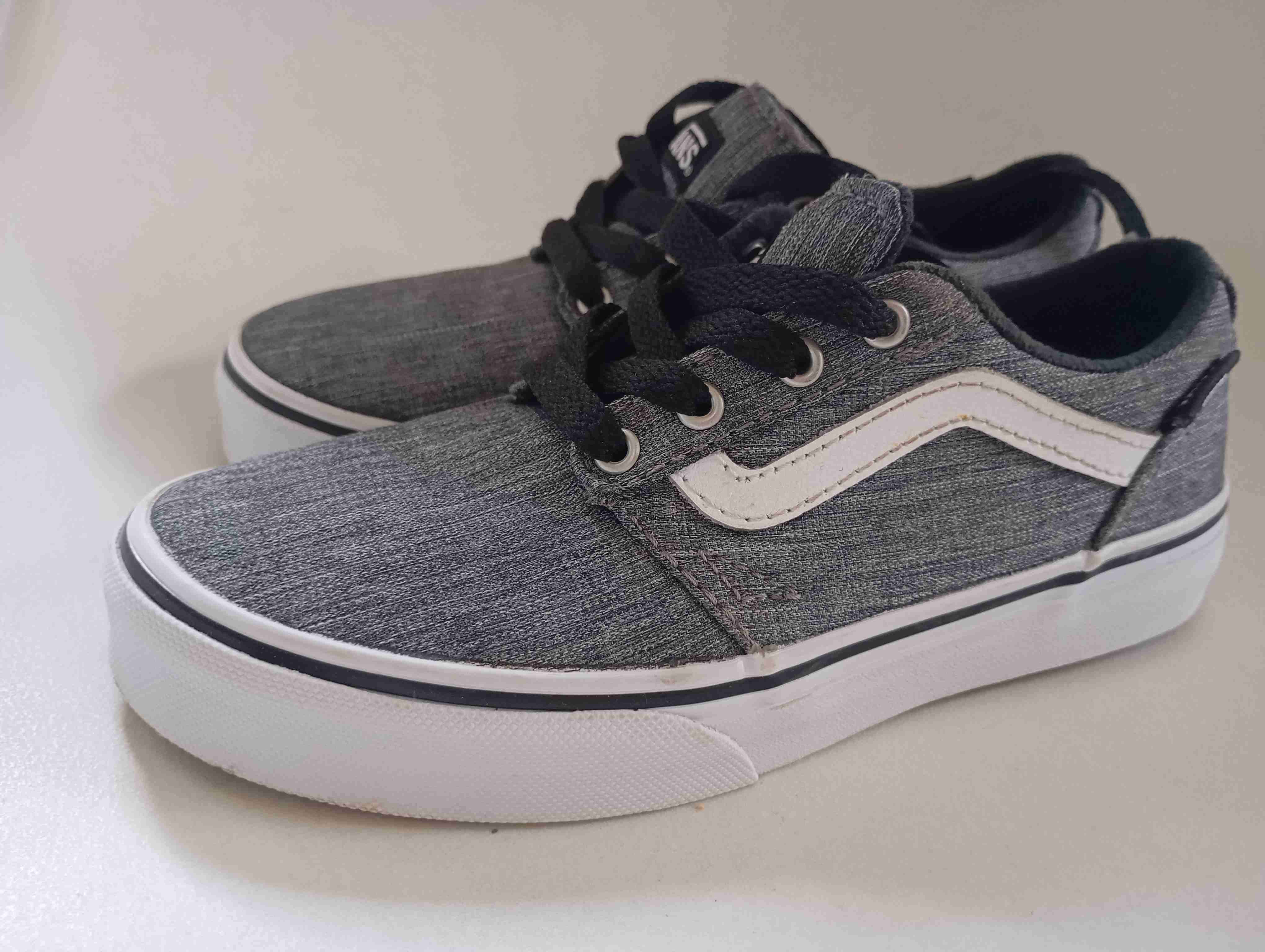 Zapatillas Vans grises aspecto nuevo - miniatura 4