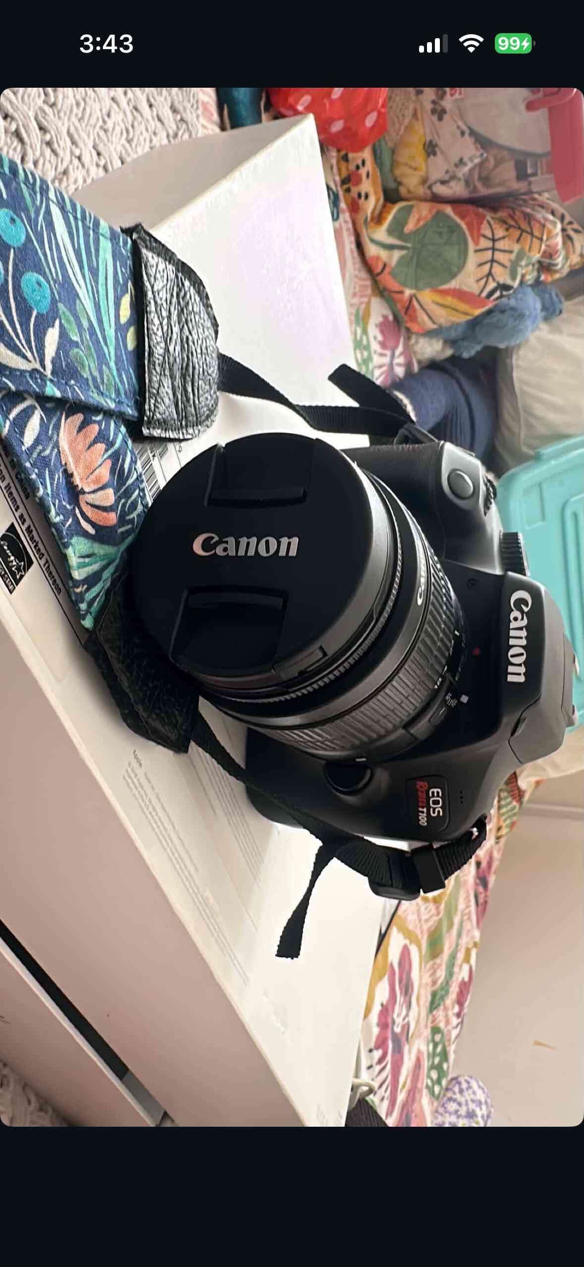 Cámara Canon EOS Rebel T100