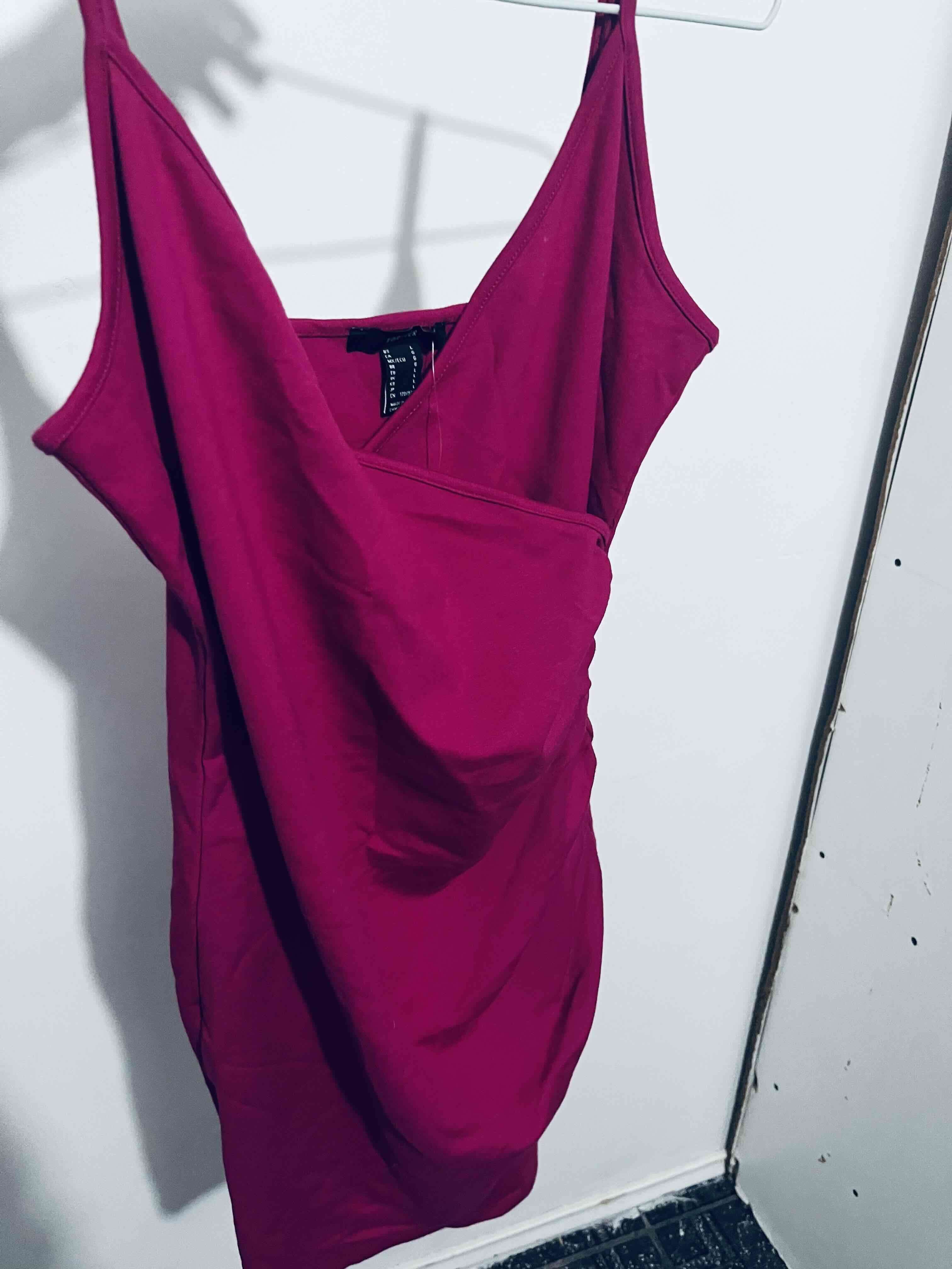 Vestido fucsia sin mangas - miniatura 4