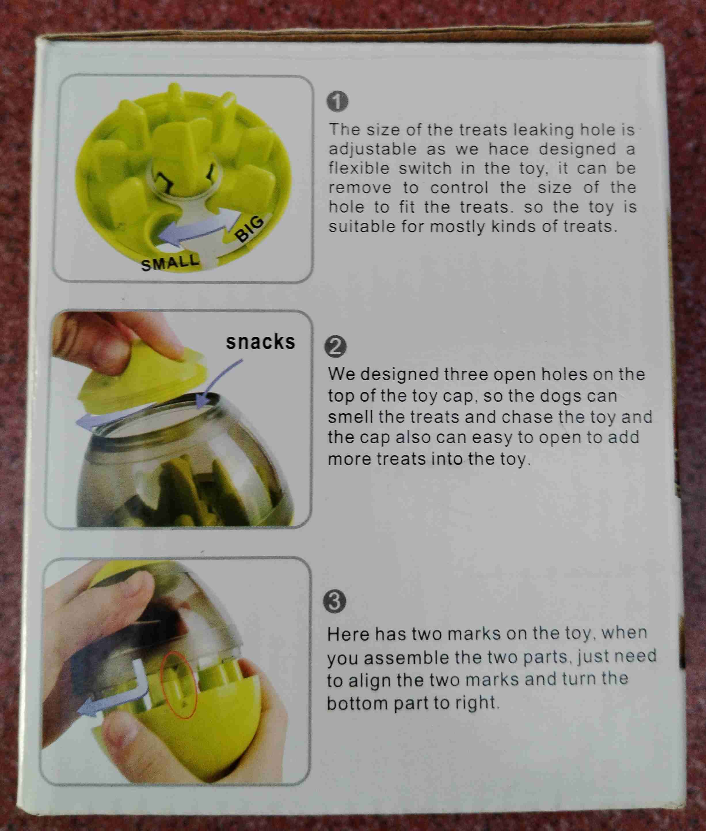 Juguete dispensador de comida para perros - miniatura 2