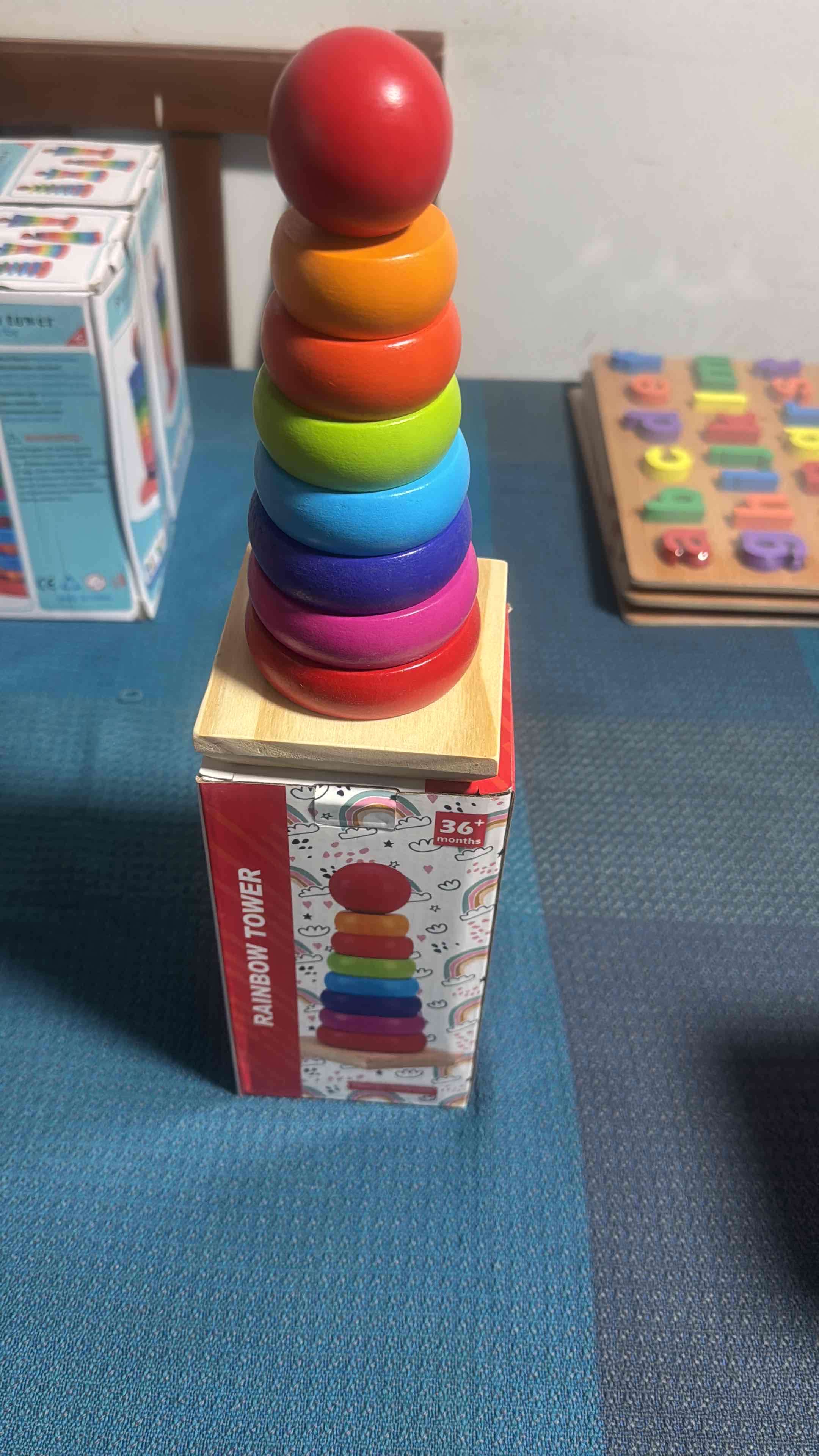 Torre de colores para niños