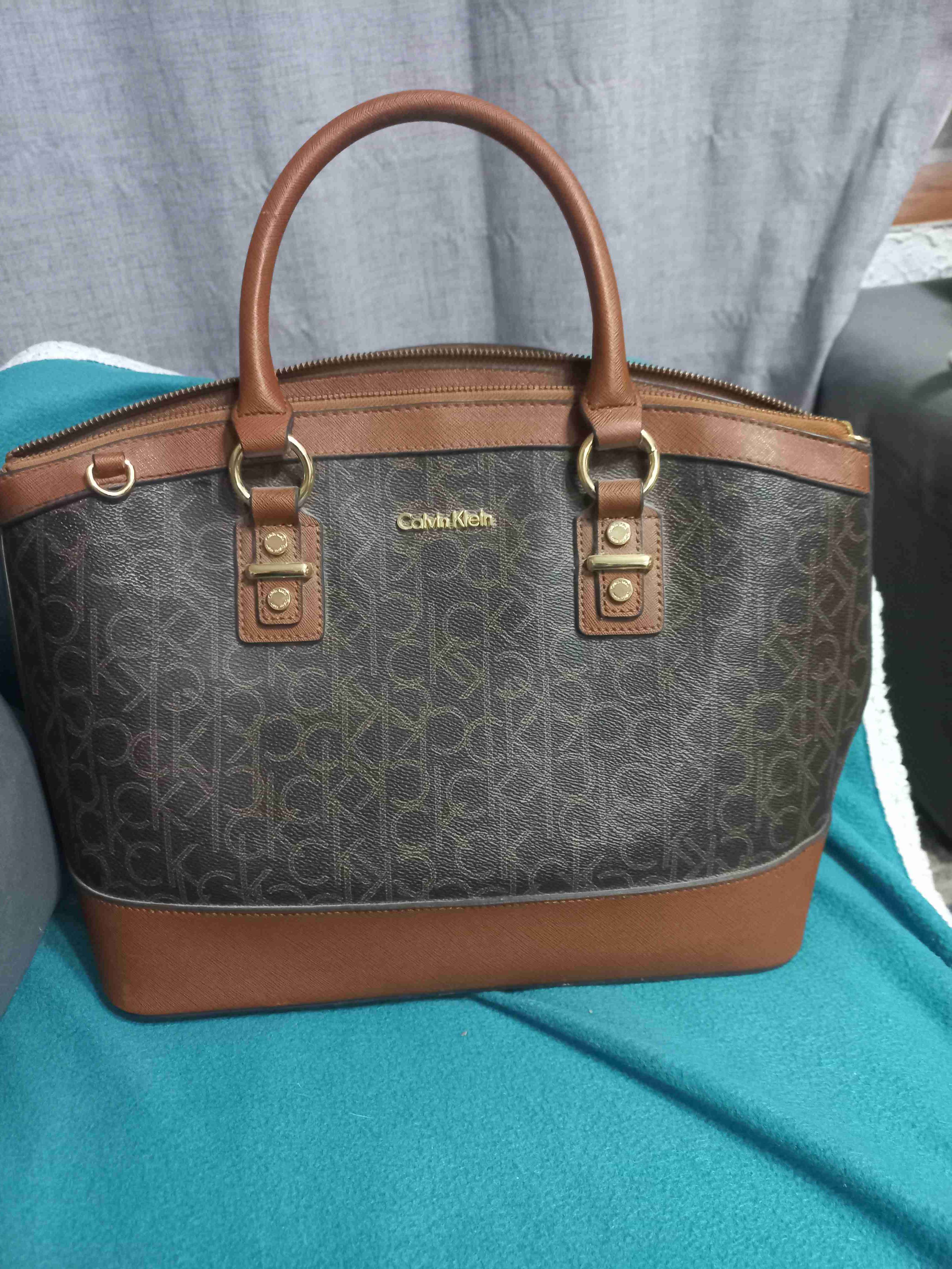 Bolso Calvin Klein marrón - miniatura 1