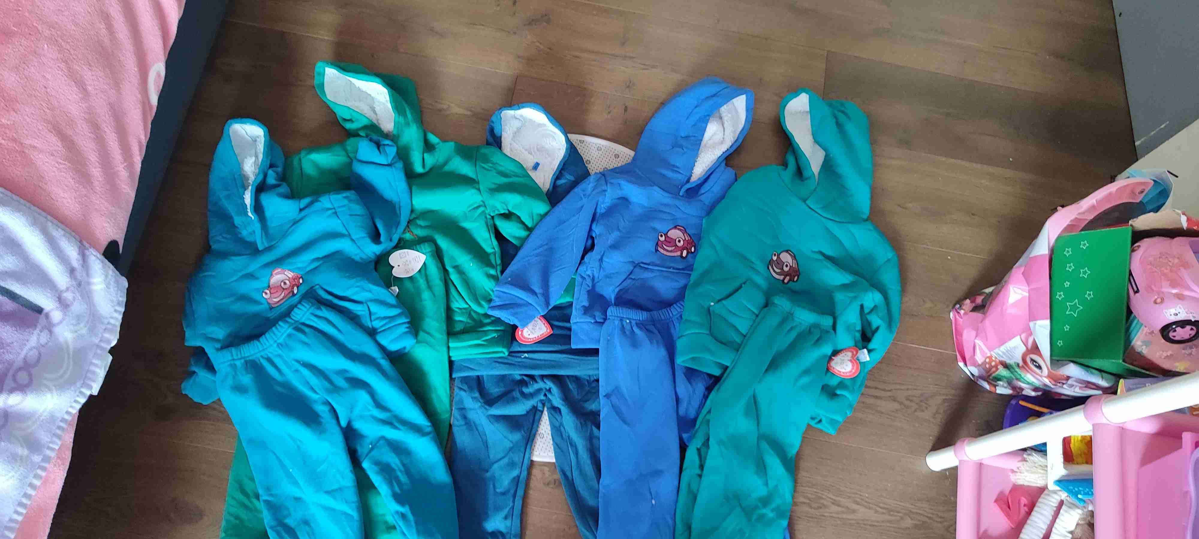 Conjunto niño azul dinosaurio - miniatura 5