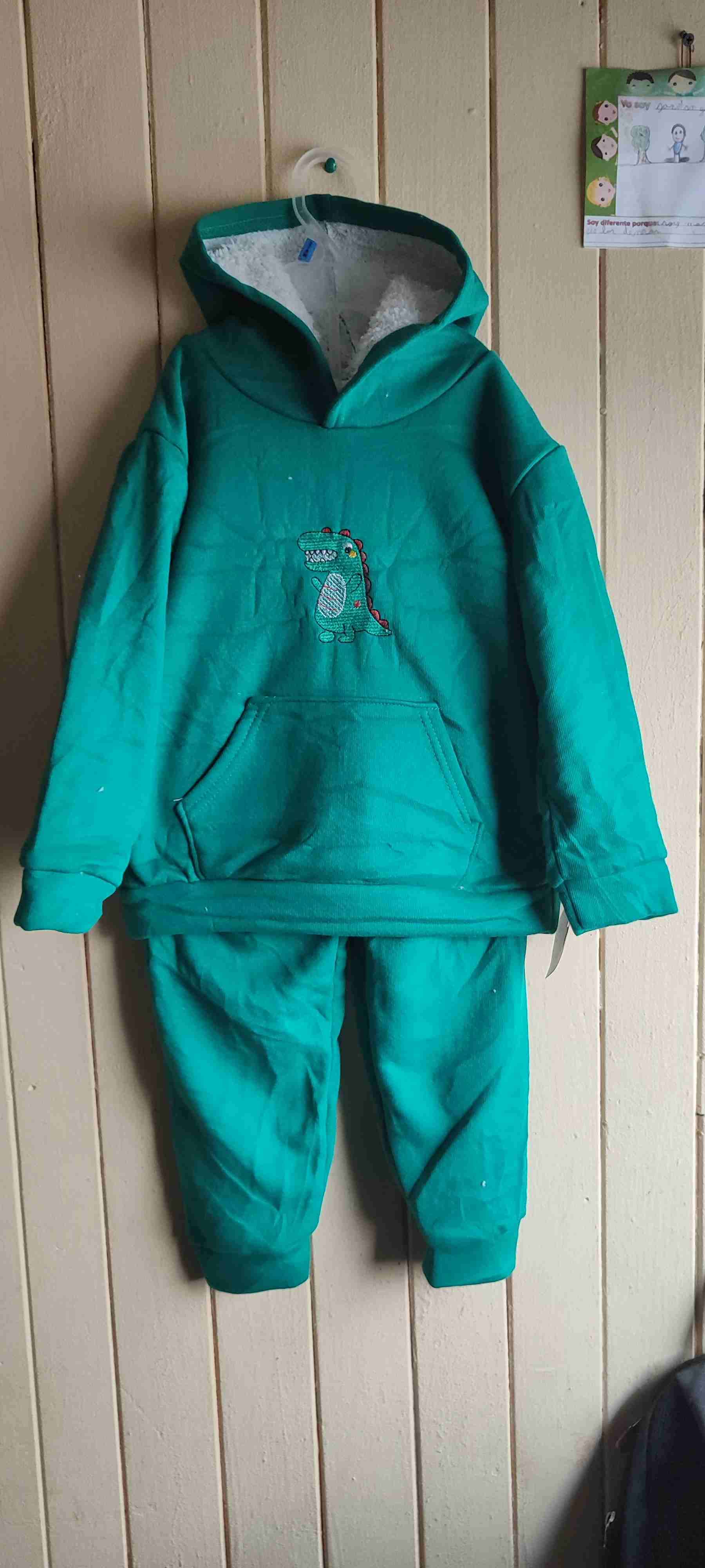 Conjunto niño azul dinosaurio - miniatura 6