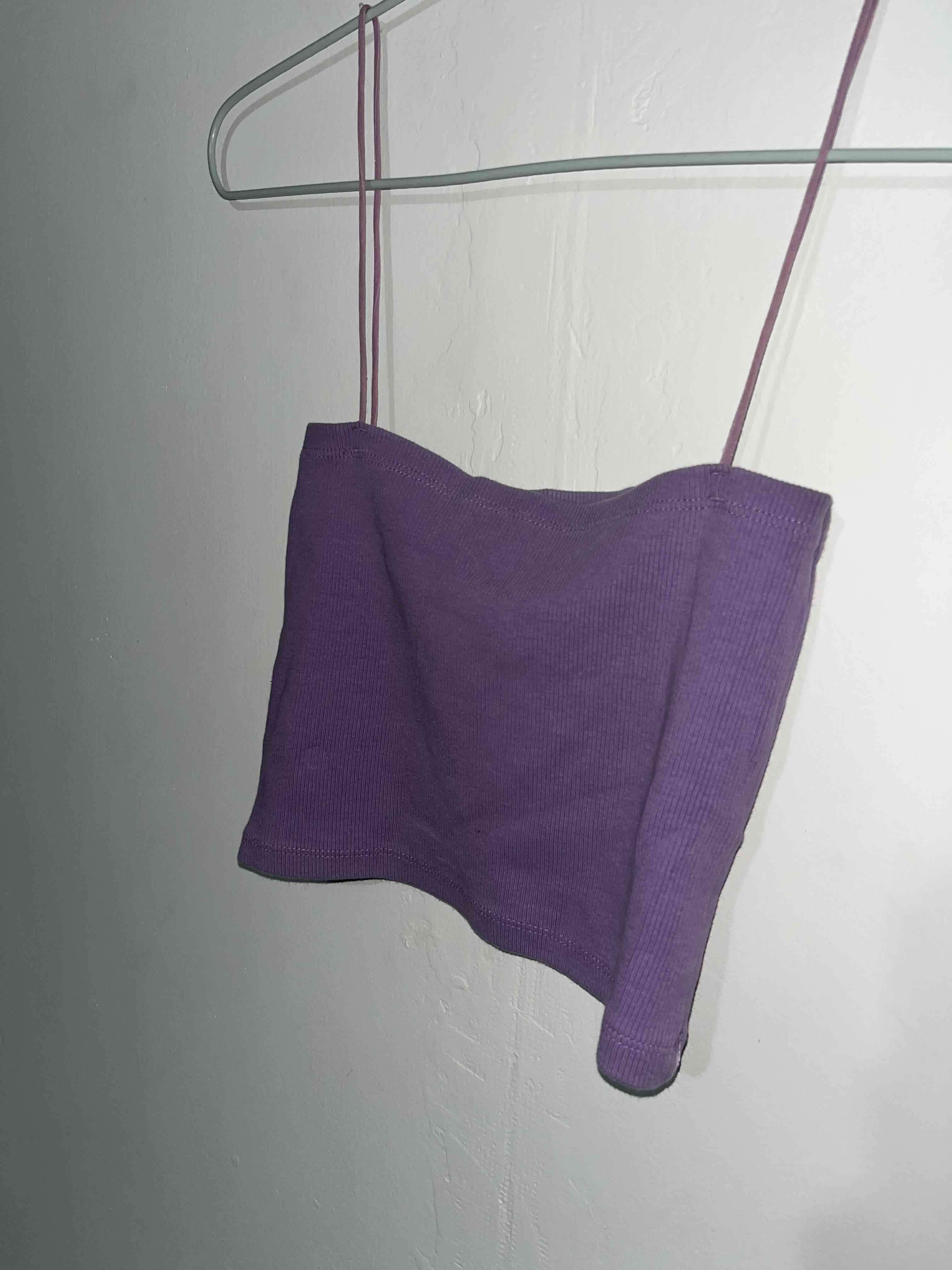 Top morado sin mangas - miniatura 2