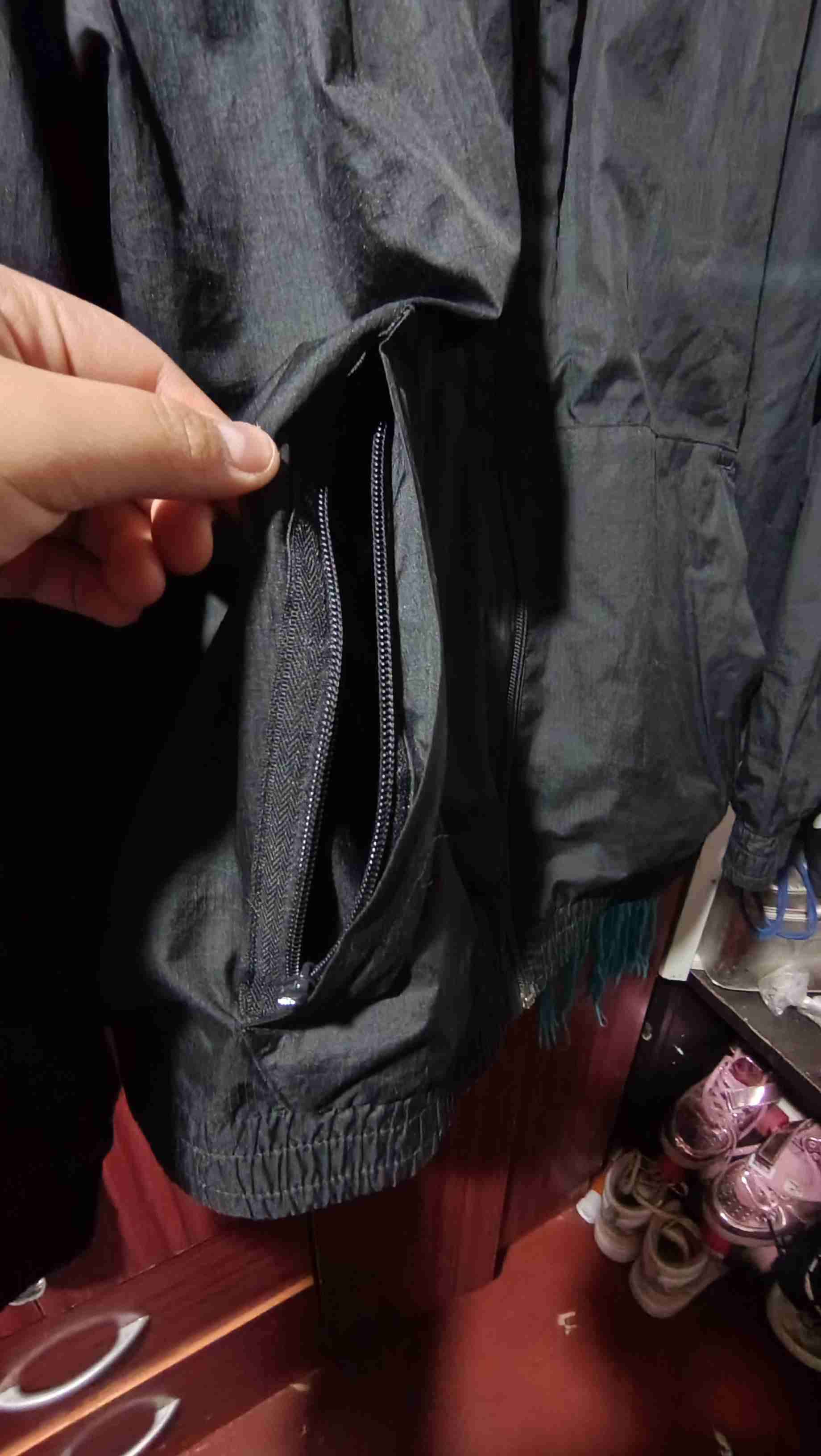 Cortaviento negro Adidas vintage - miniatura 2