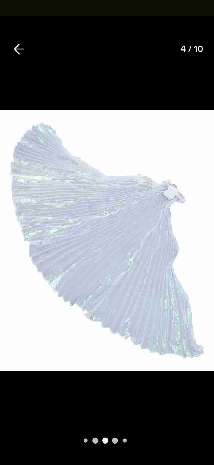 Alas danza del vientre con luces led - miniatura 1