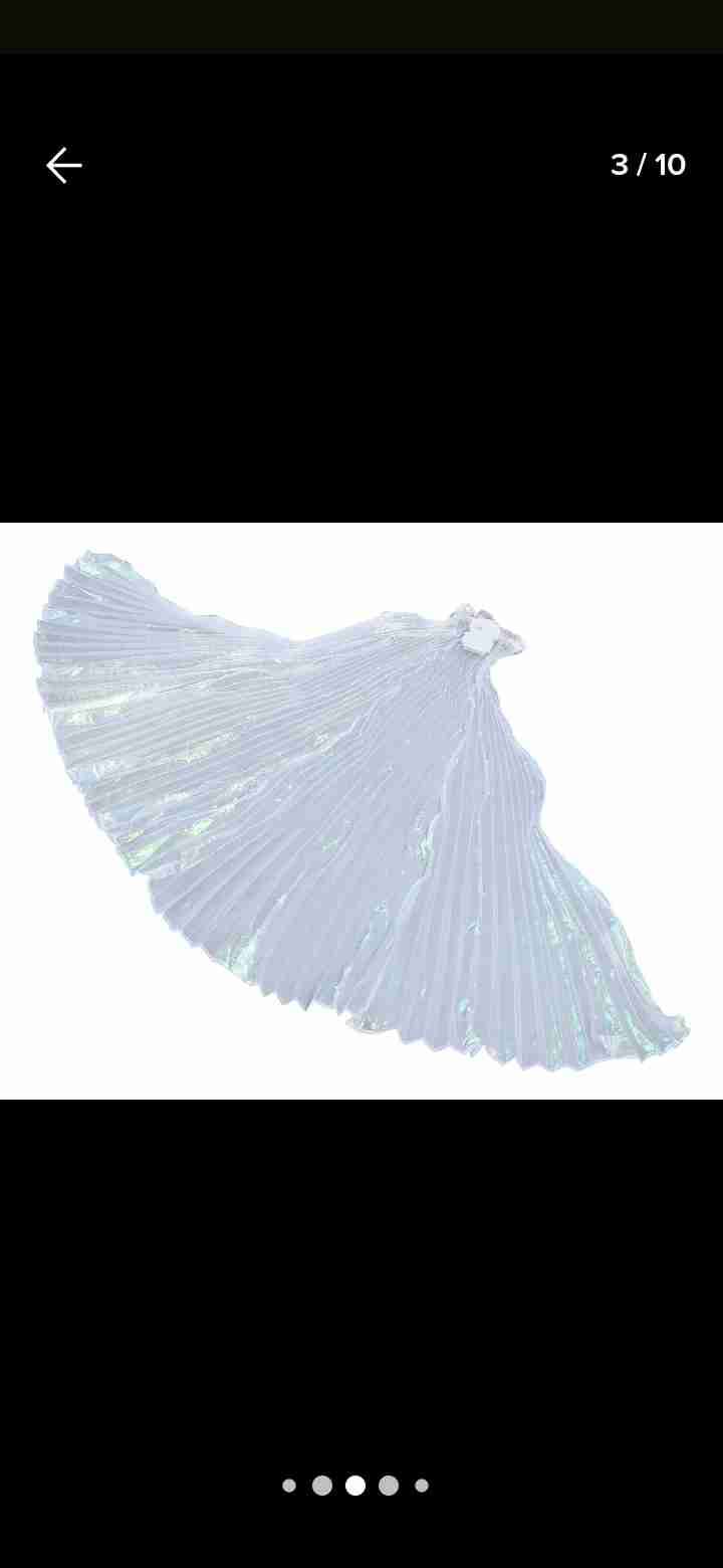 Alas danza del vientre con luces led - miniatura 3