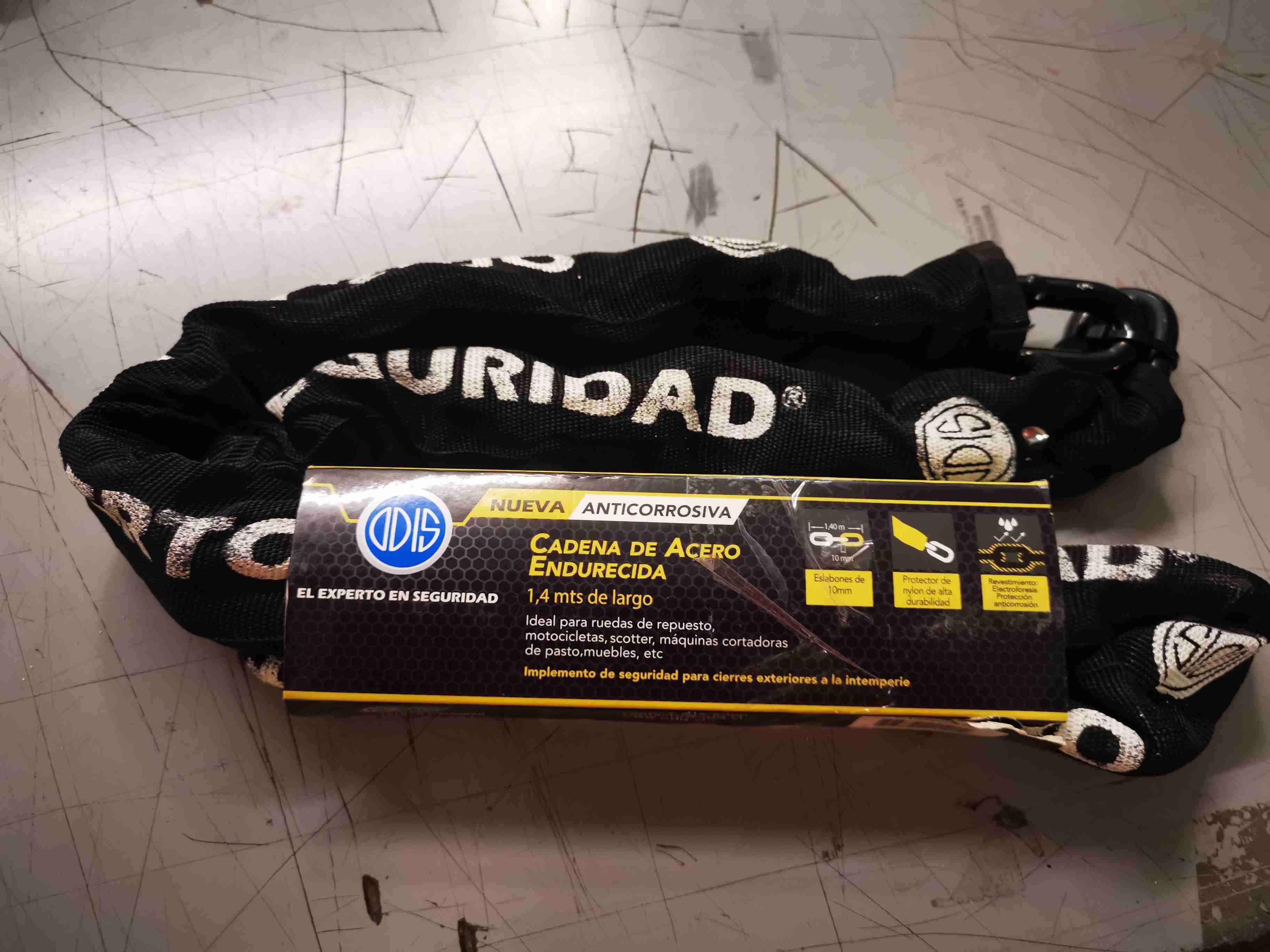 Cadena Odis de Acero Endurecida 1.4 mts - miniatura 1