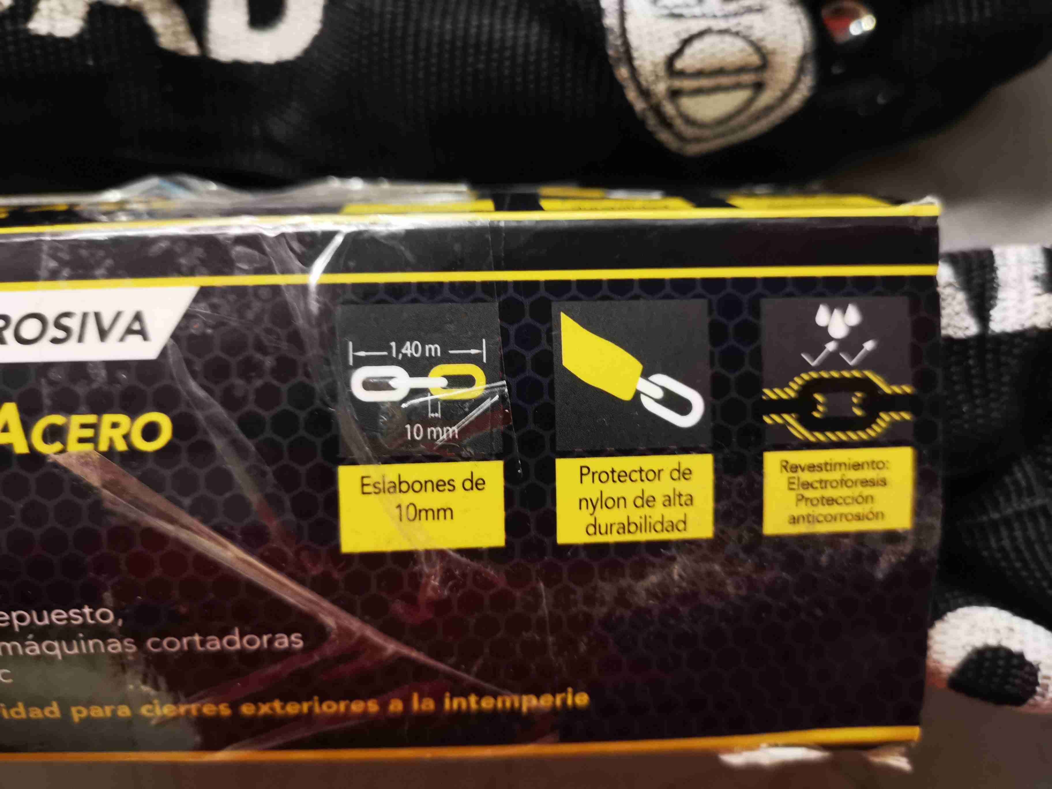 Cadena Odis de Acero Endurecida 1.4 mts - miniatura 3