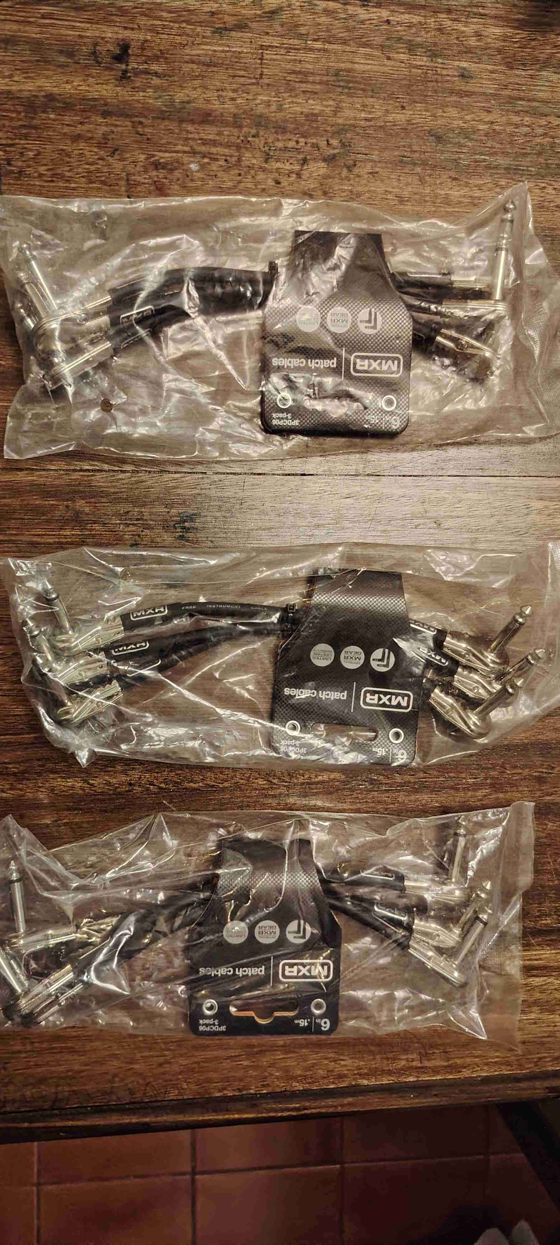 Cables de parche MXR nuevos