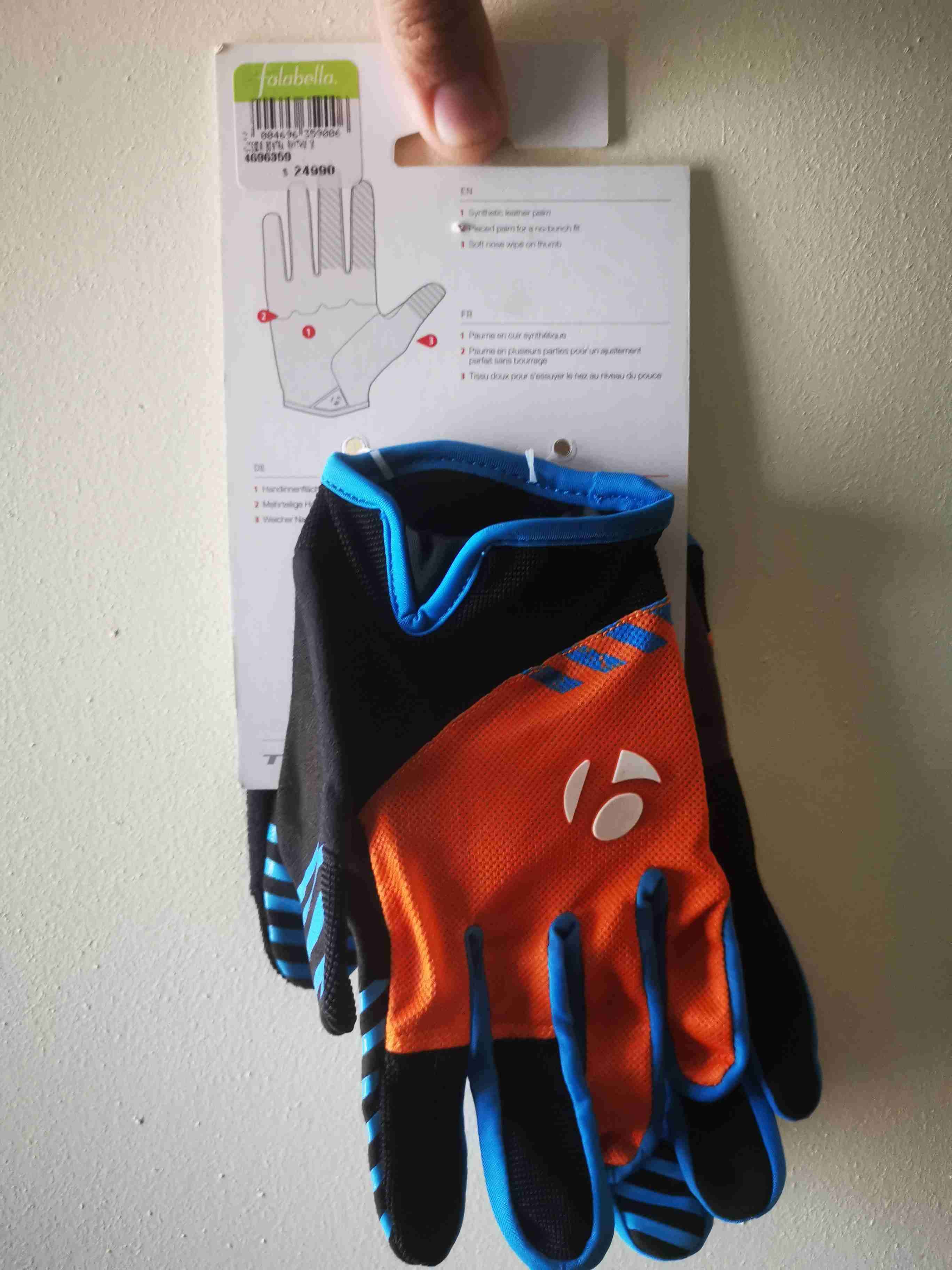 Guantes bontrager rhythm - miniatura 3