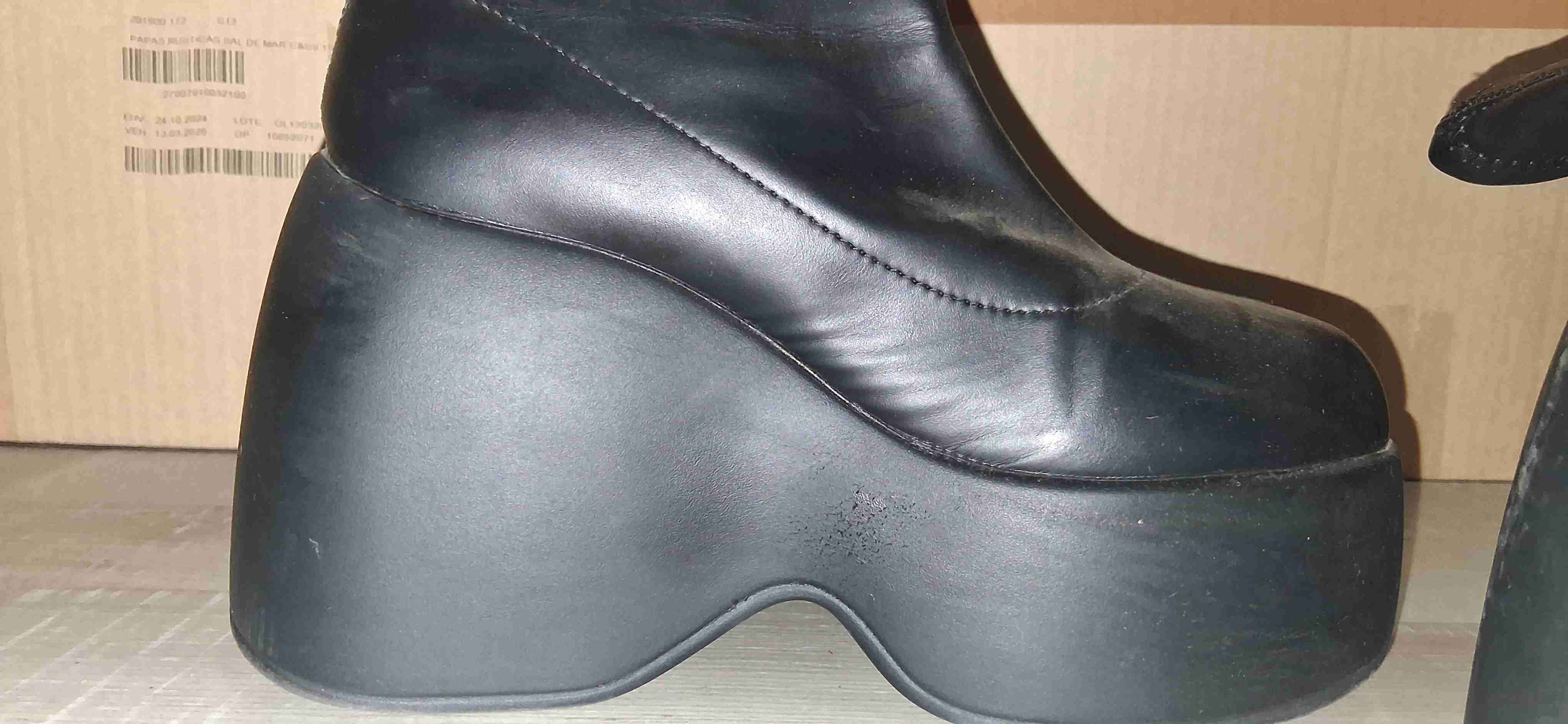 Botines plataforma negros - miniatura 2