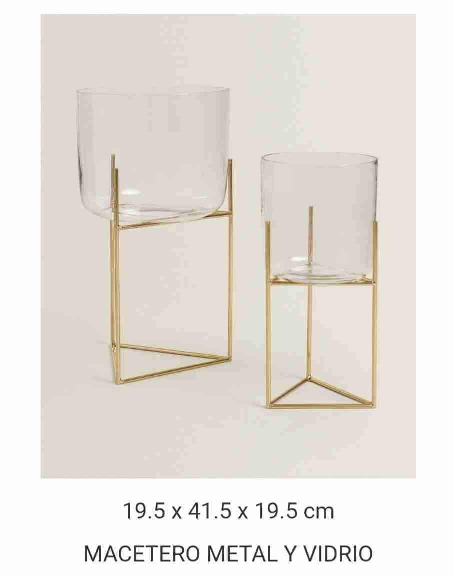 Set de maceteros de vidrio Zara Home - miniatura 5