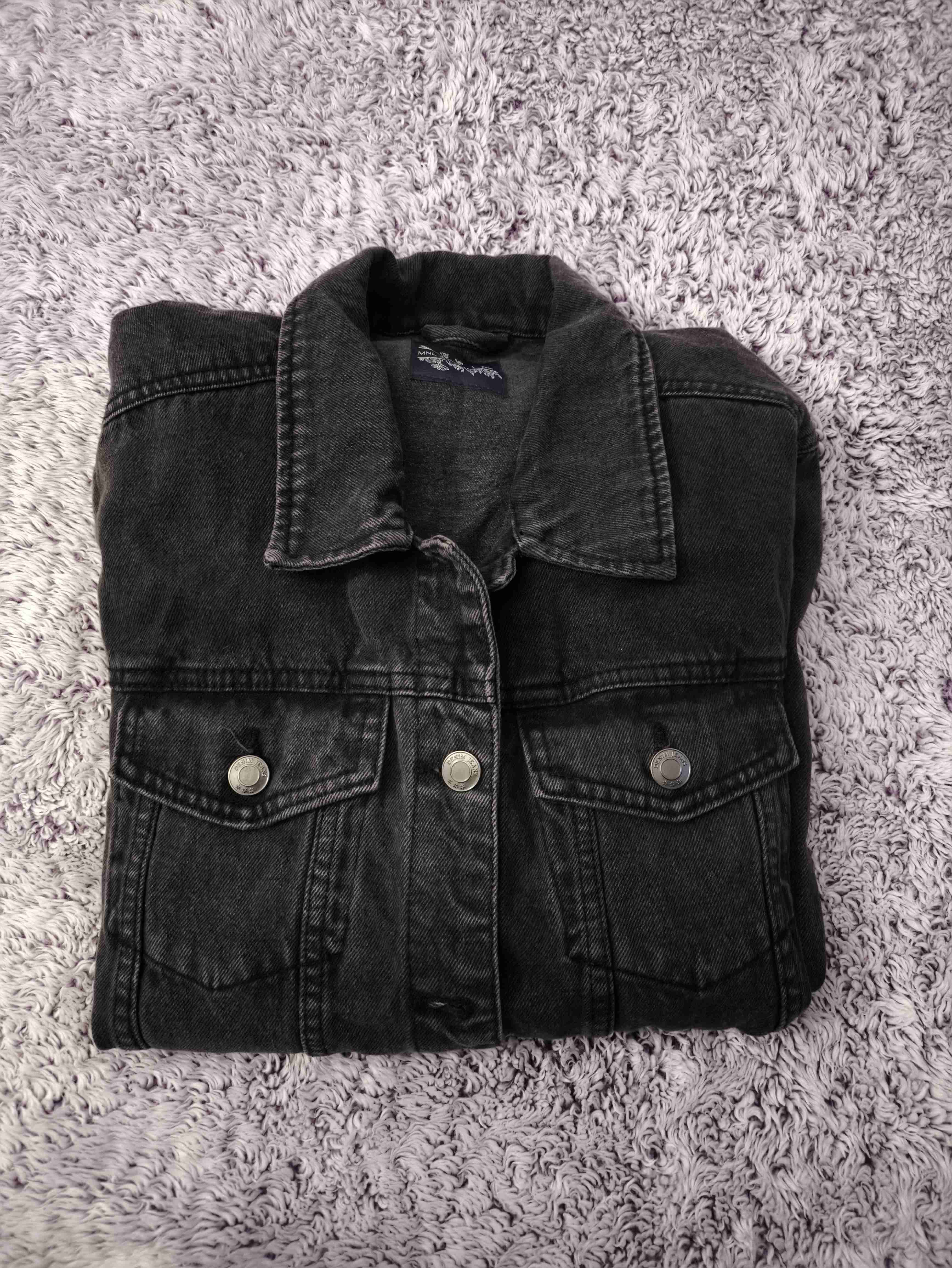 Chaqueta de mezclilla negra - miniatura 1