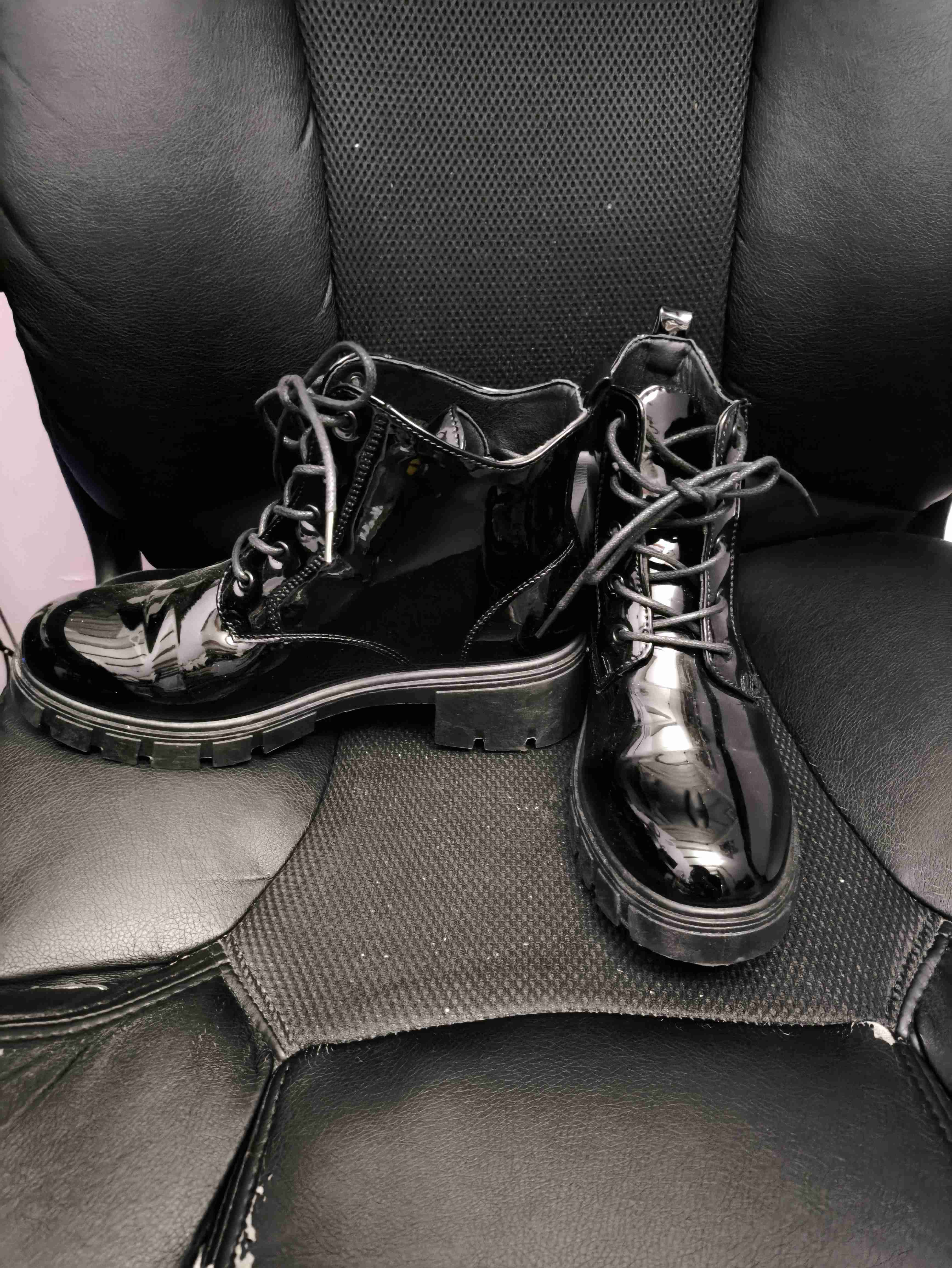 Botas negras charol brillantes - miniatura 3