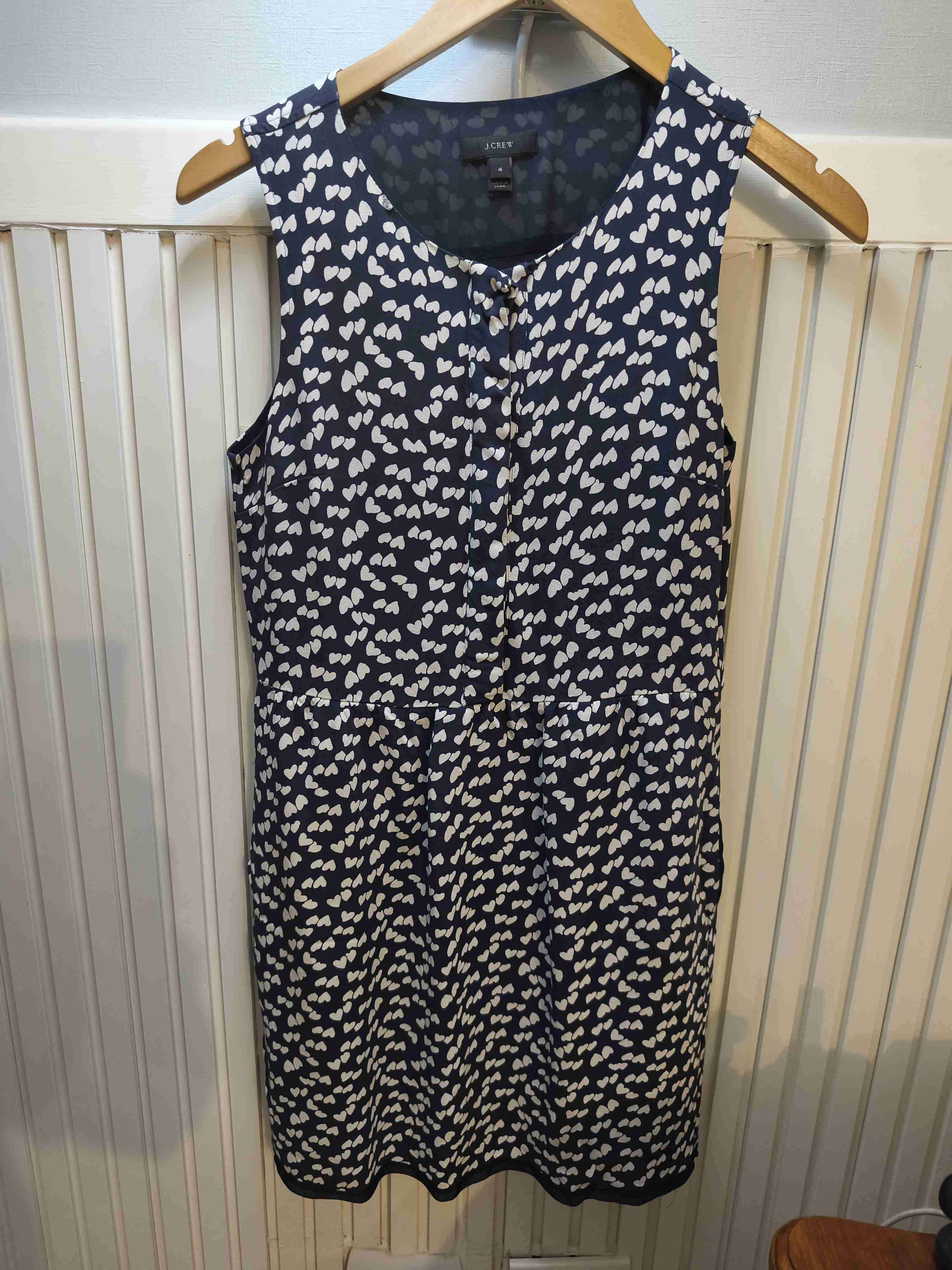 Vestido azul con estampado J.Crew - miniatura 1