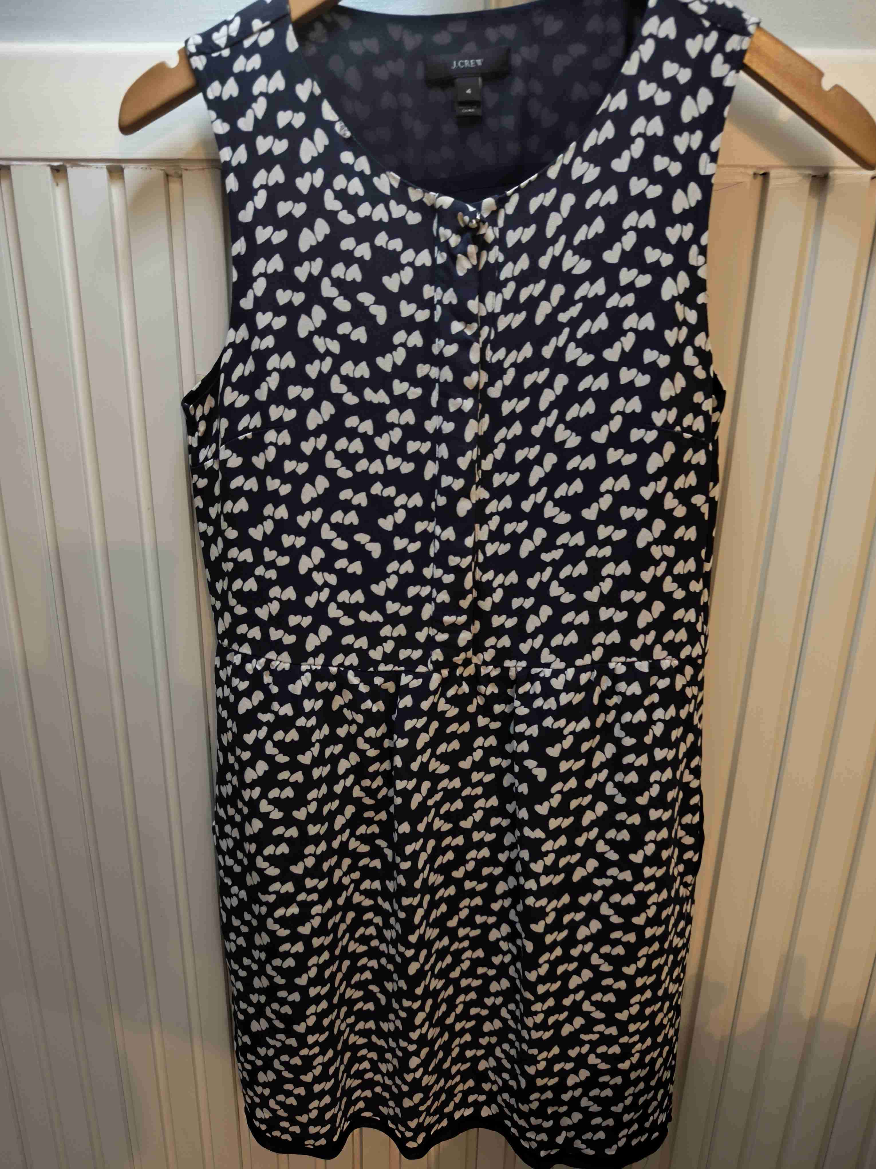 Vestido azul con estampado J.Crew - miniatura 4