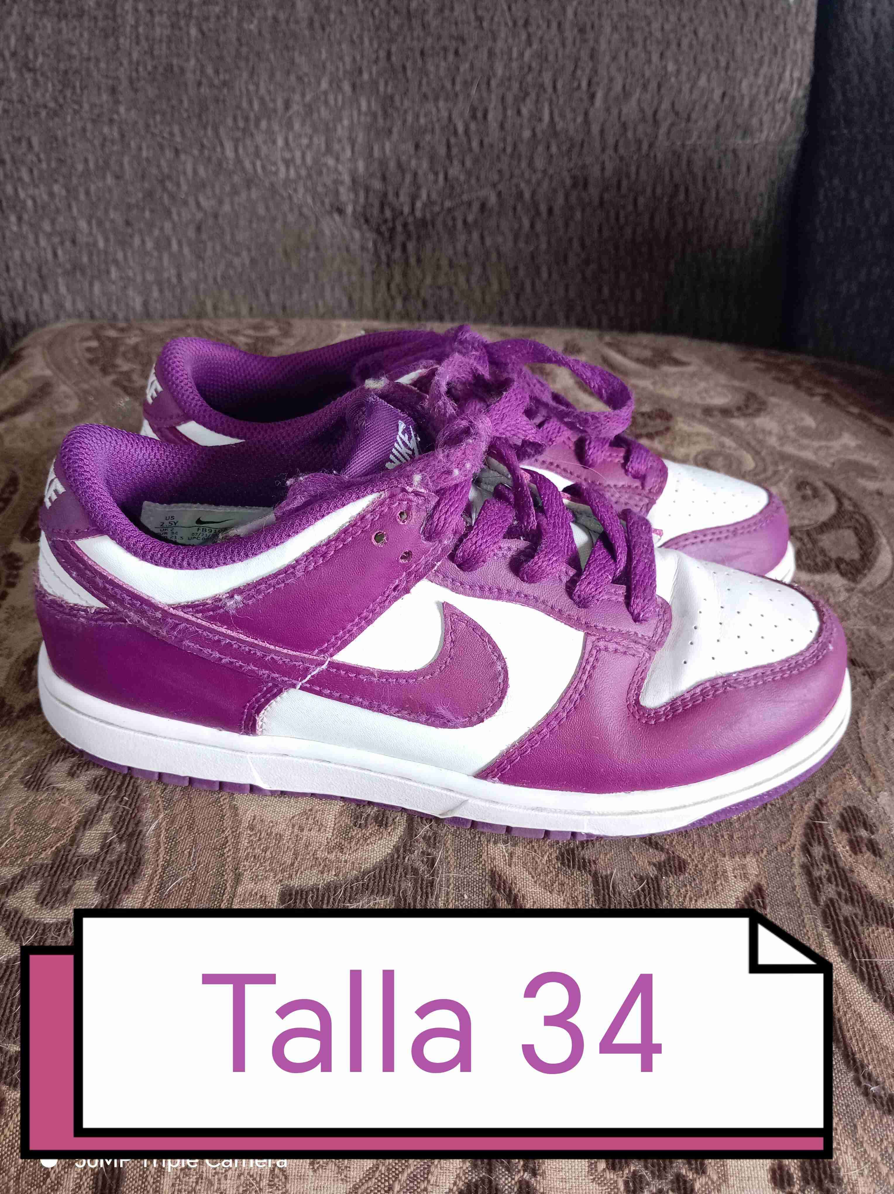 Zapatillas Nike Panda Talla 33.5 - miniatura 3