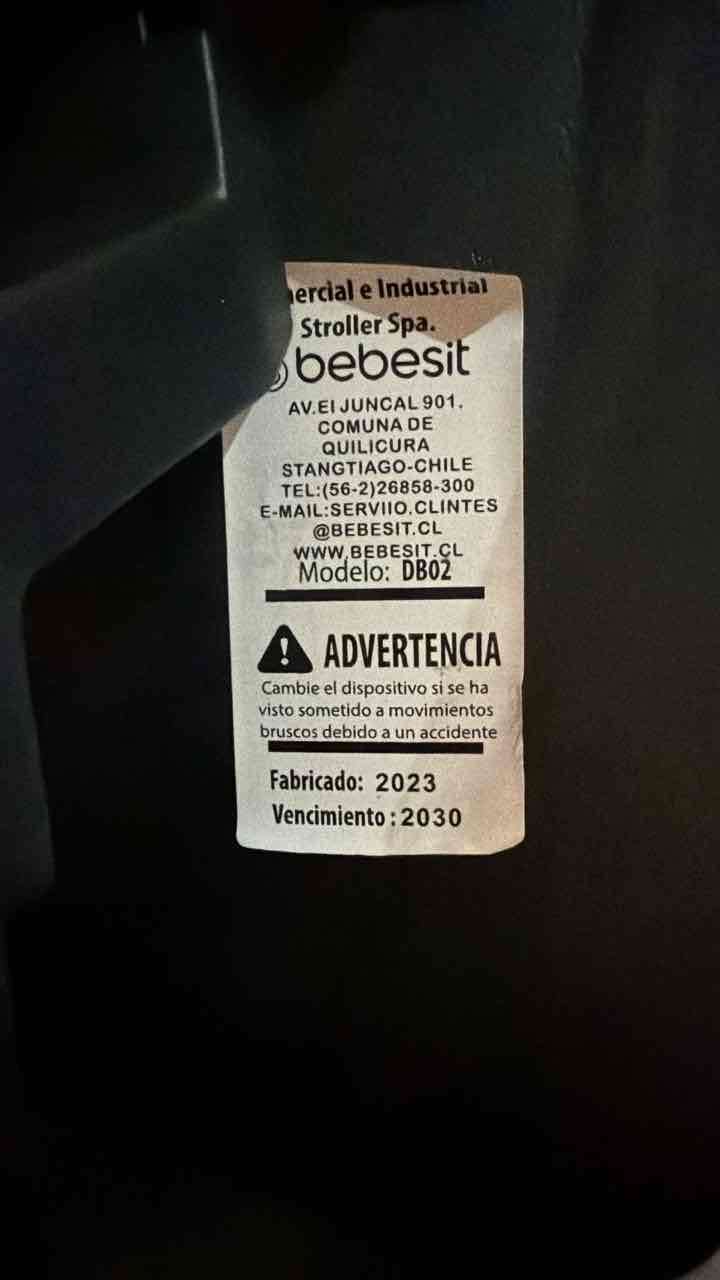 Silla auto para bebé Bebesit negro - miniatura 4