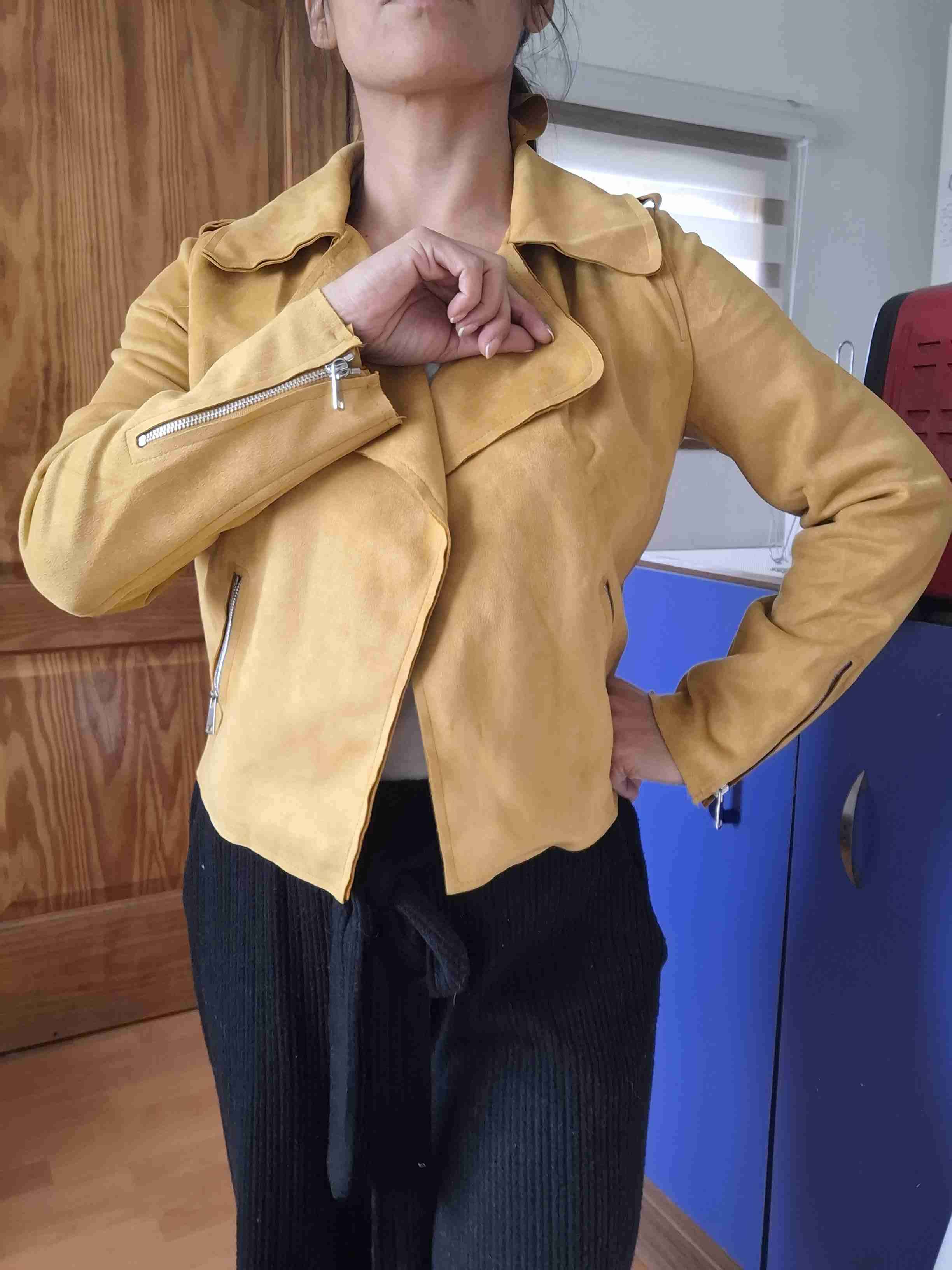 Chaqueta mostaza mujer - miniatura 1